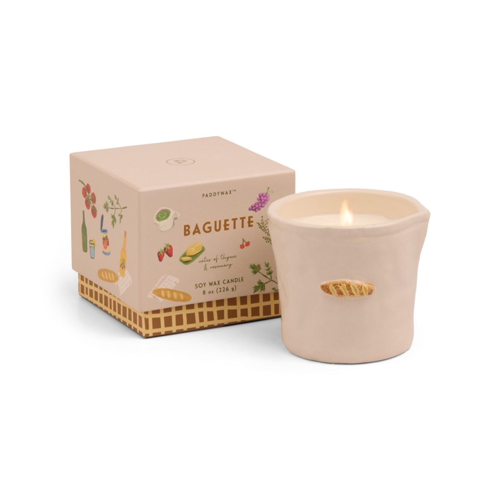Bistro Ceramic Candle - Rosemary Thyme