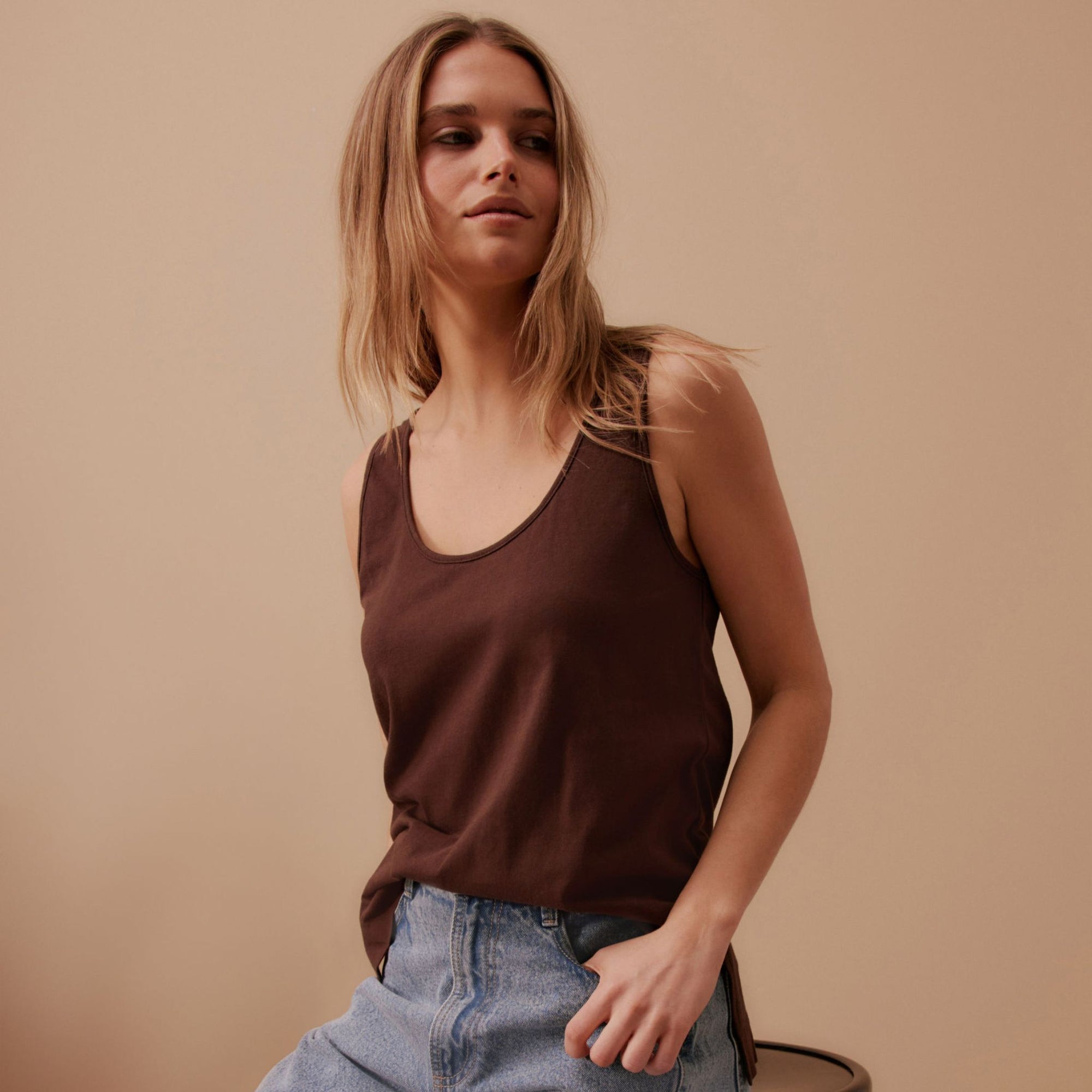 Bloom Slouchy Scoop Tank