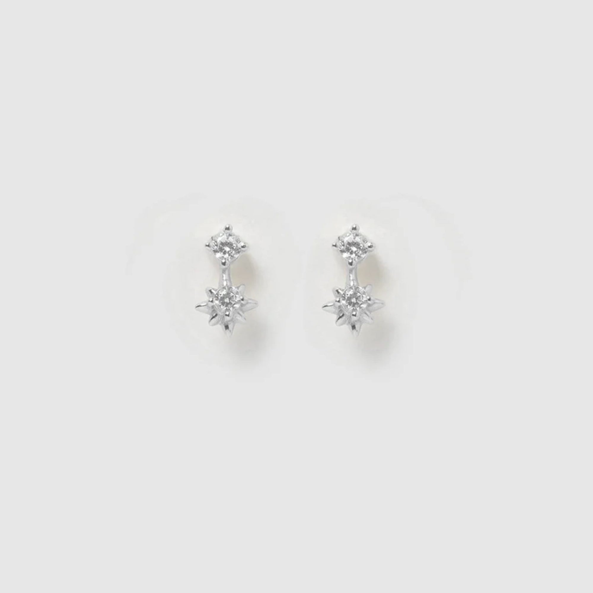 Bonnie Silver Stud Earrings