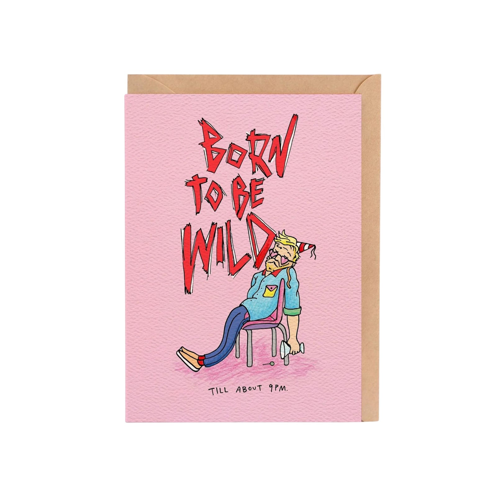 Greeting Card Born Wild