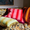 Brigitte Velvet Cushion - Cosmic Pink