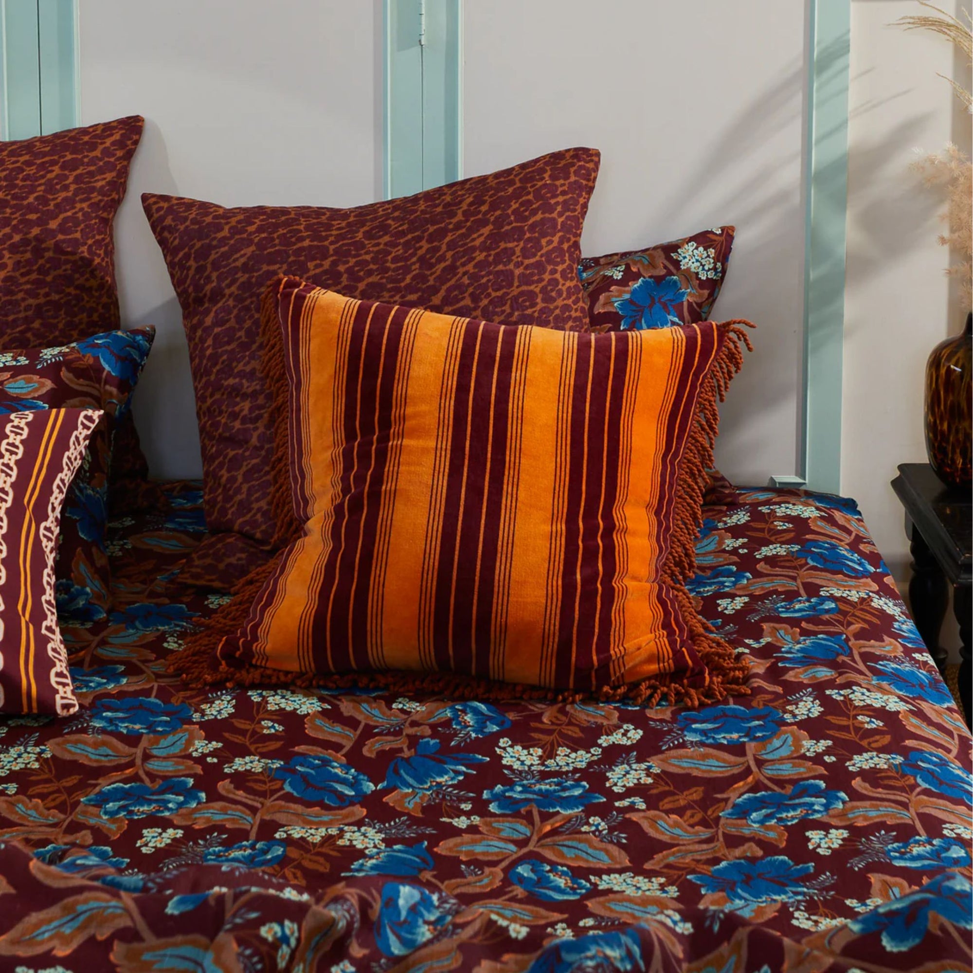 Brigitte Velvet Cushion - Kent