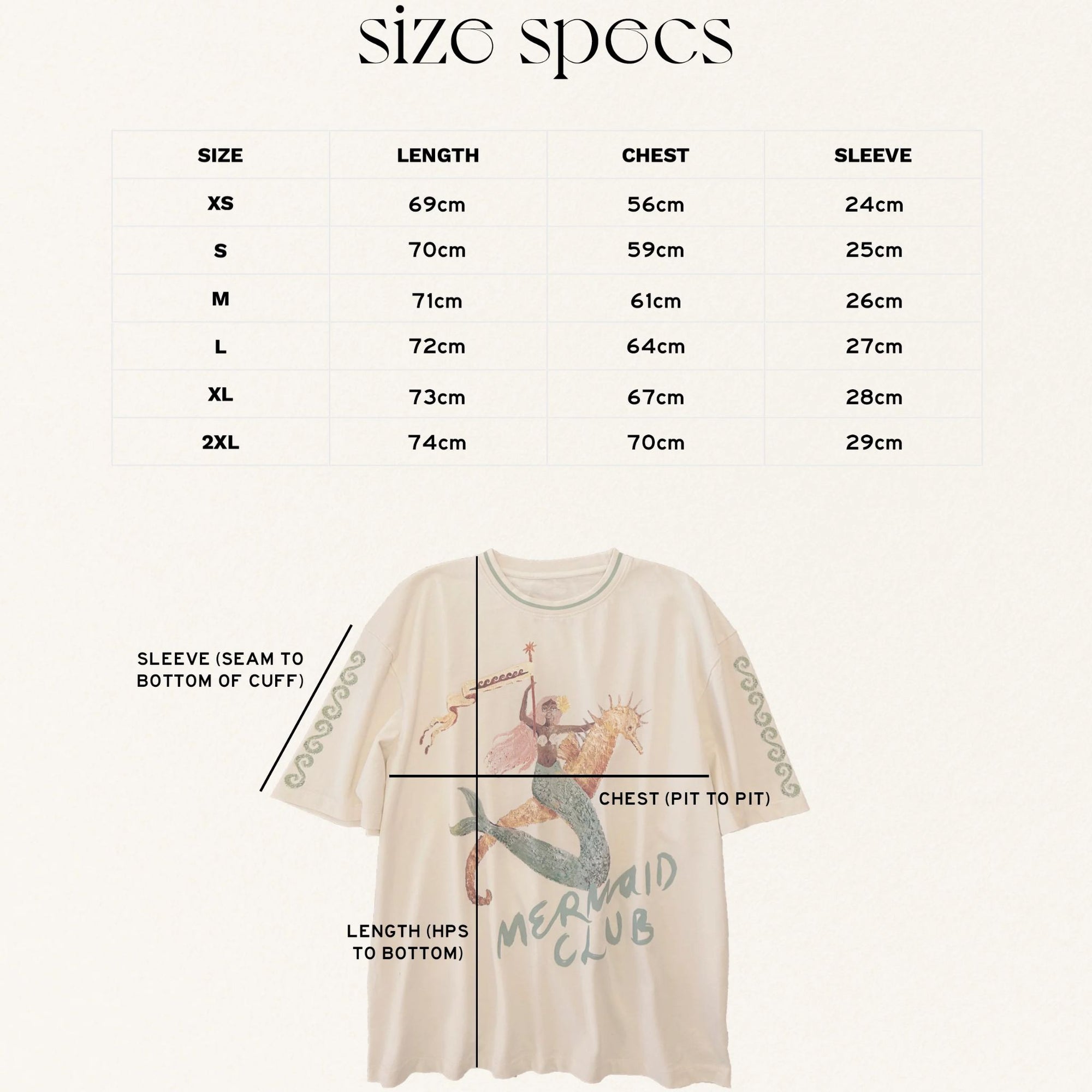 Mermaid Club Slouchy Tee