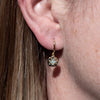 18k Gold Vermeil North Star Huggie Hoop Earrings