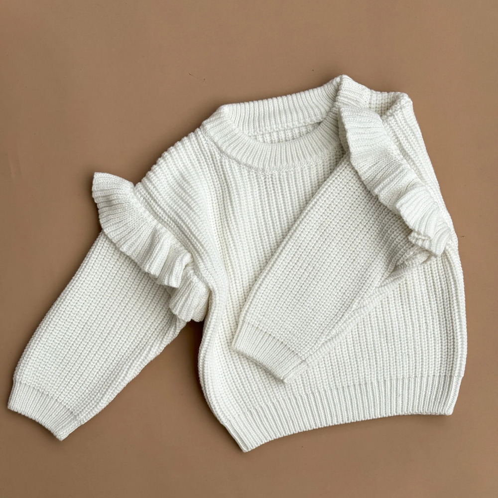 Chunky Knit Frillie Sweater