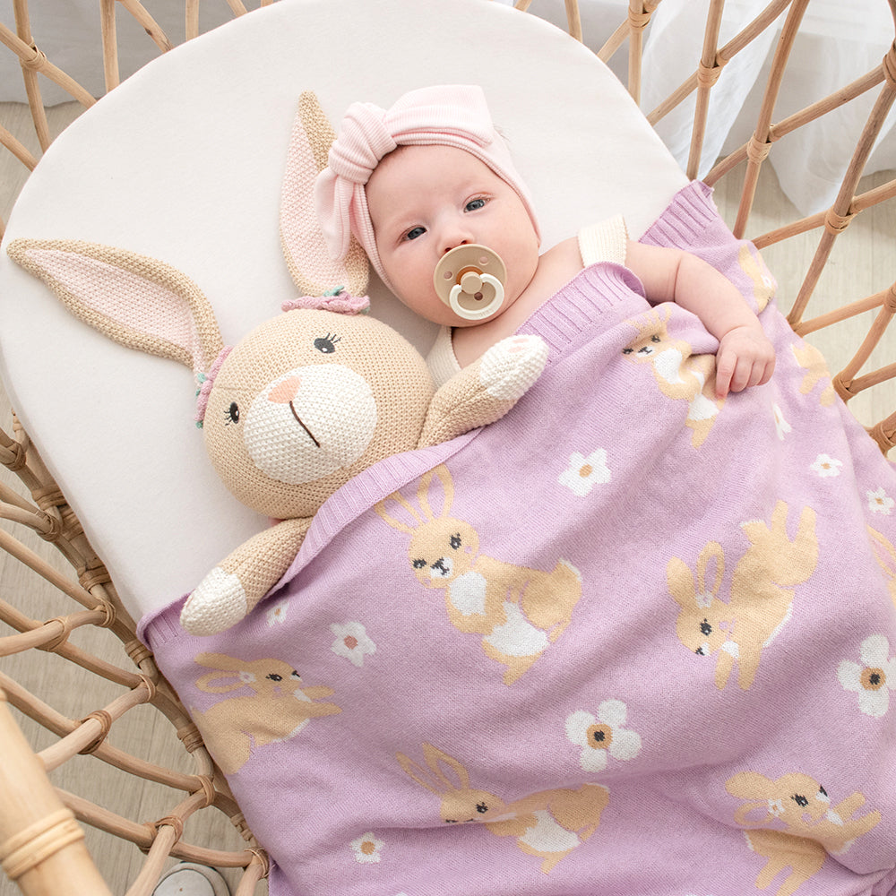 Whimsical Easter Baby Blanket– Oxley and Moss
