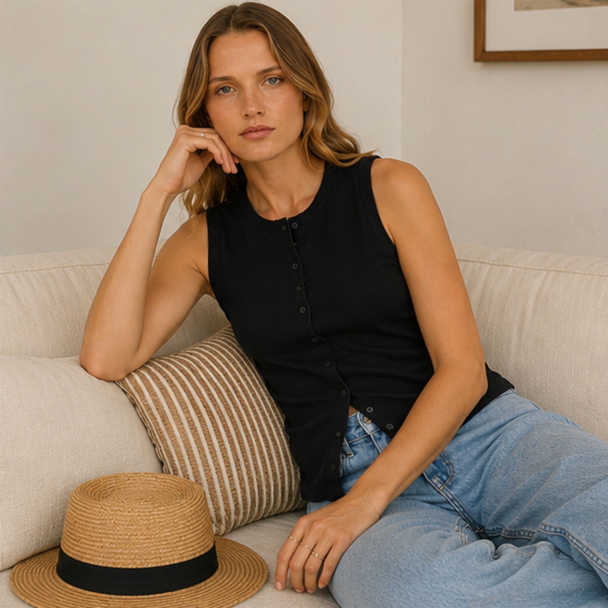 Button Up Tank