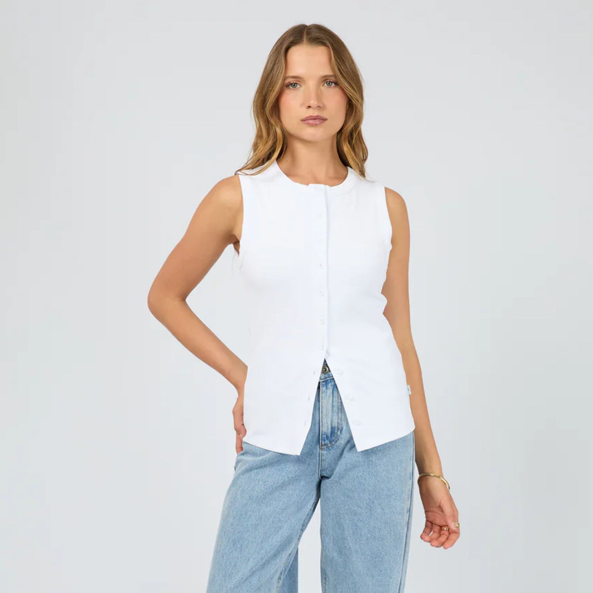 Button Up Tank