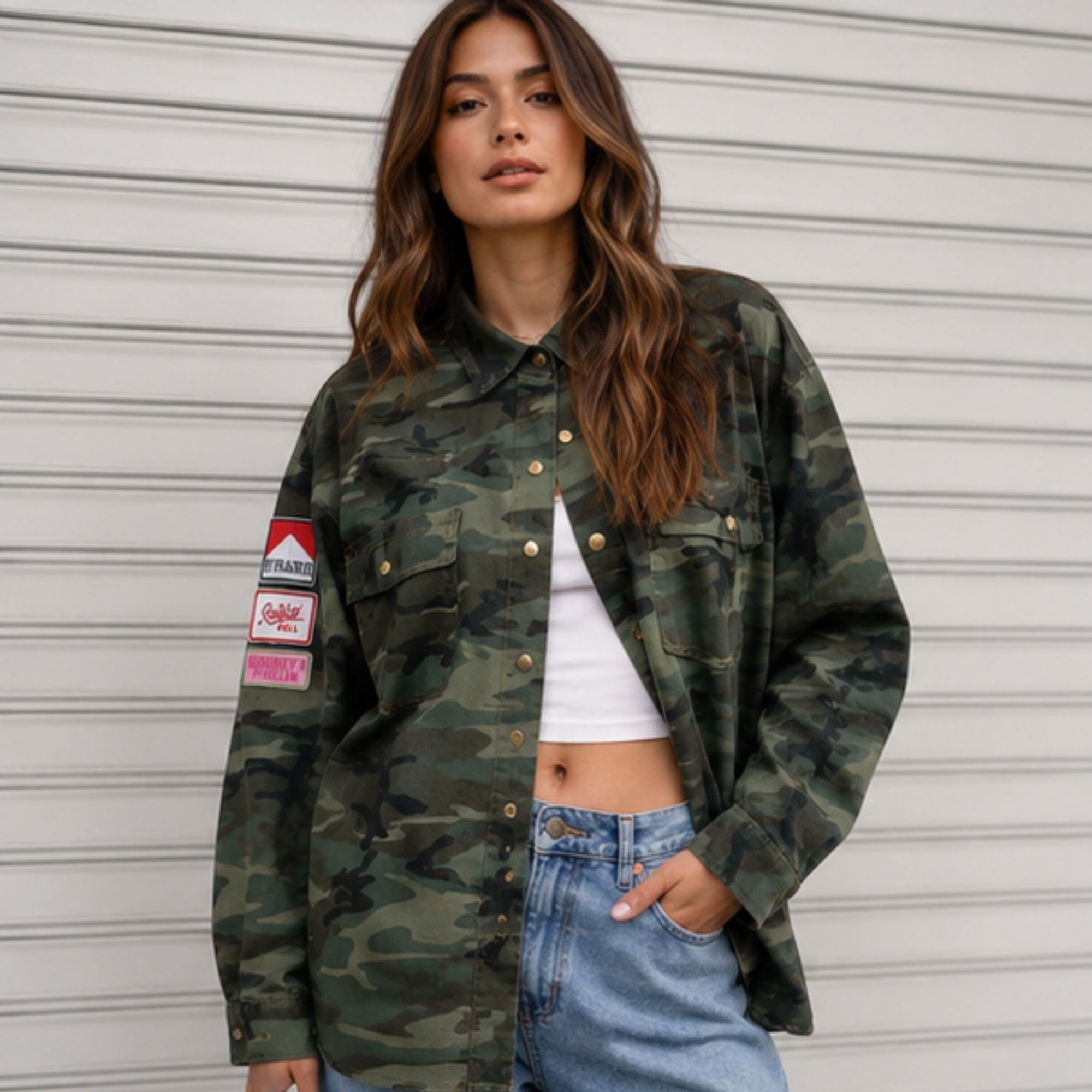 Camo Shacket