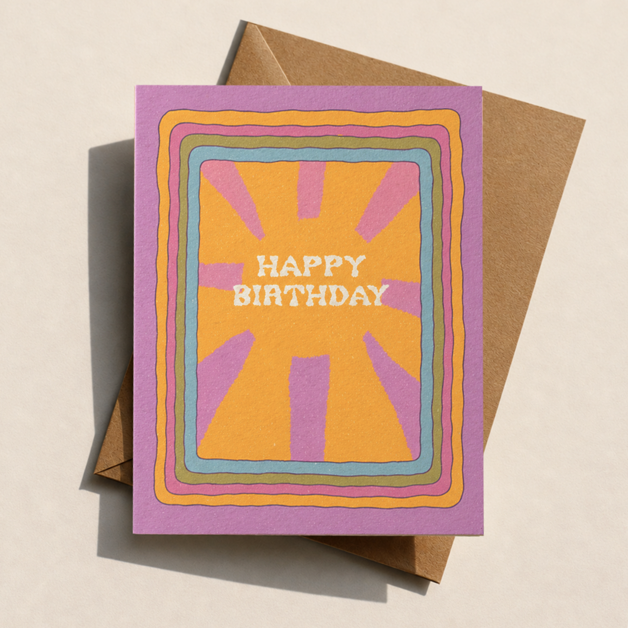 GC Happy Birthday Sunburst