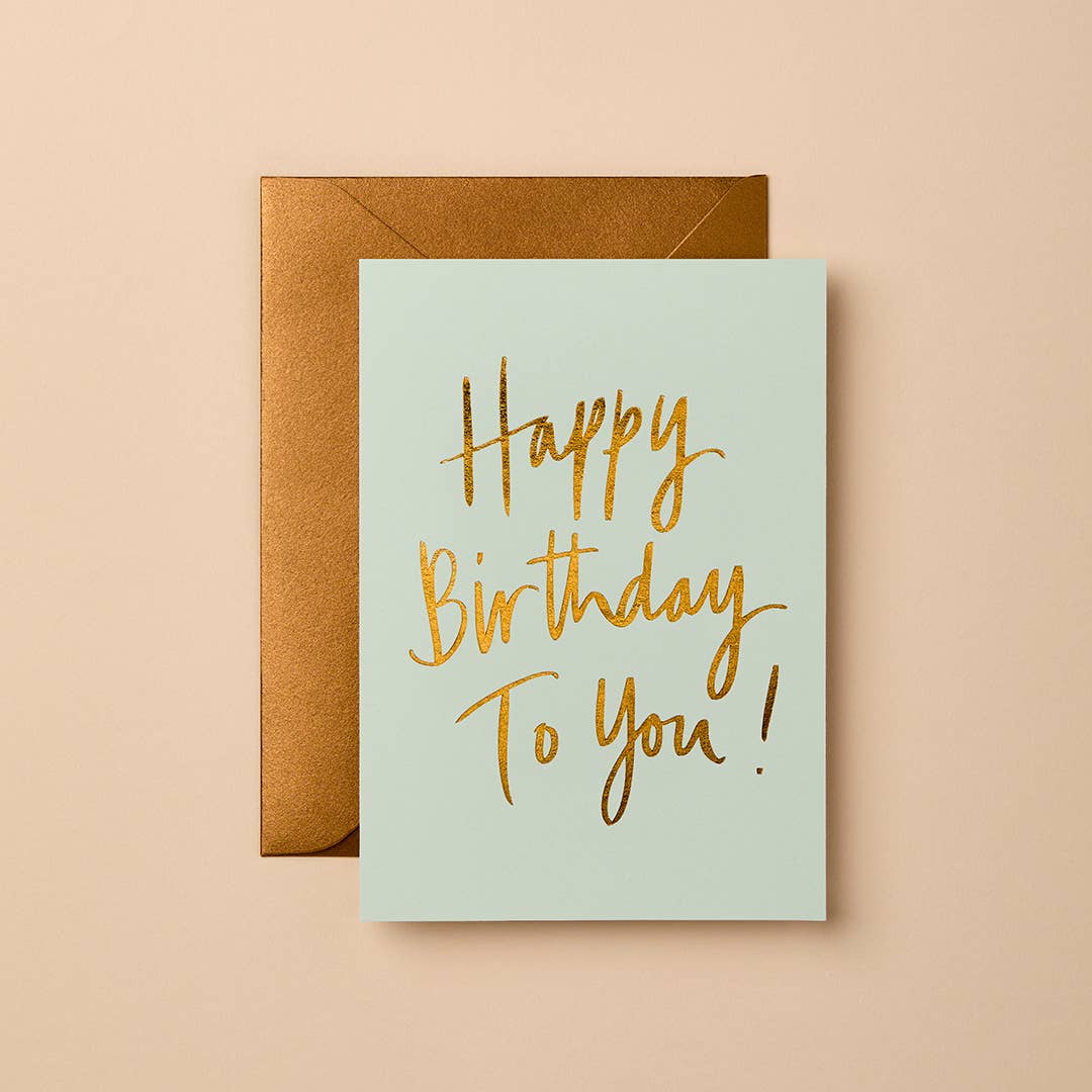 Greeting Card Happy Birthday To You