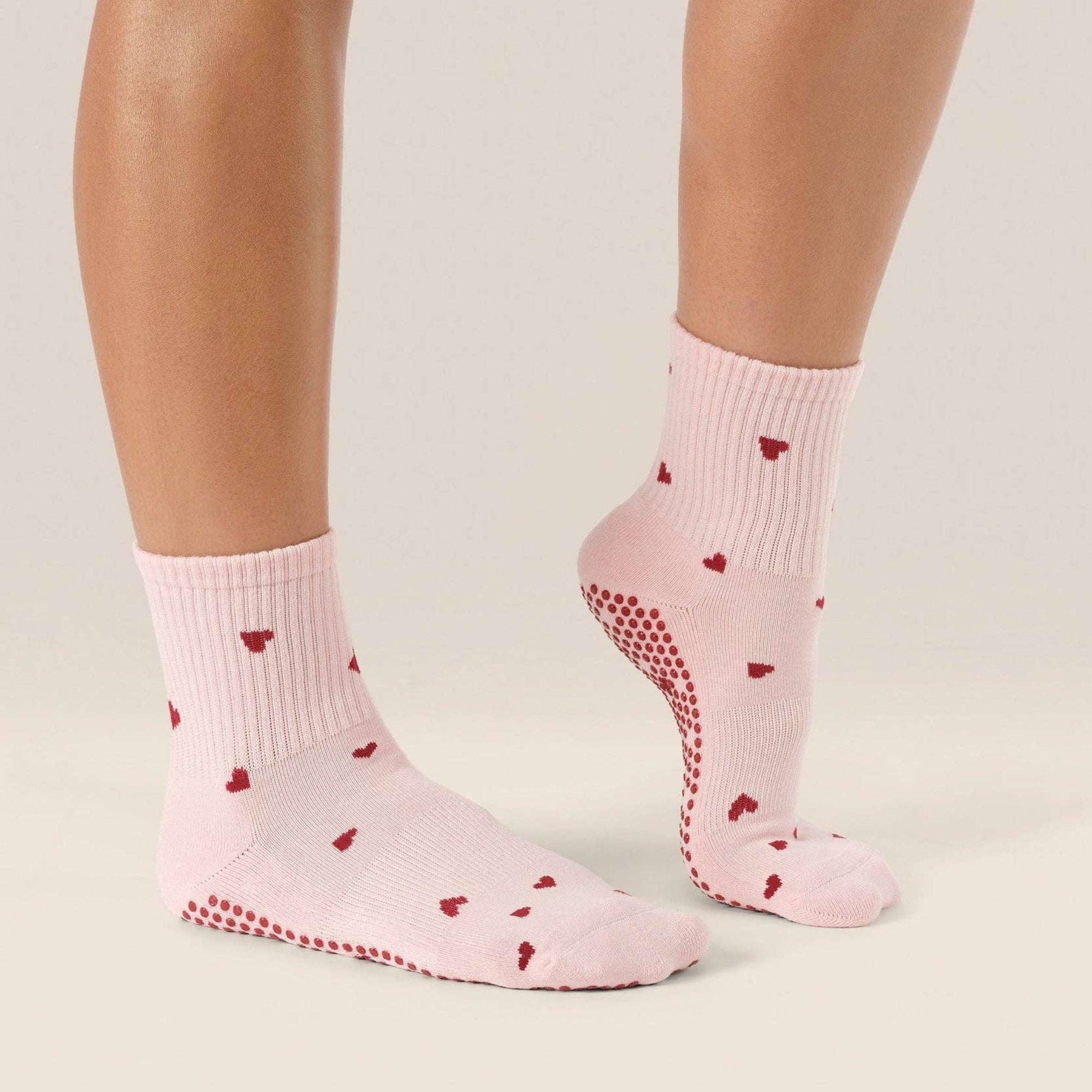Crew Grip Socks Love Me Pink