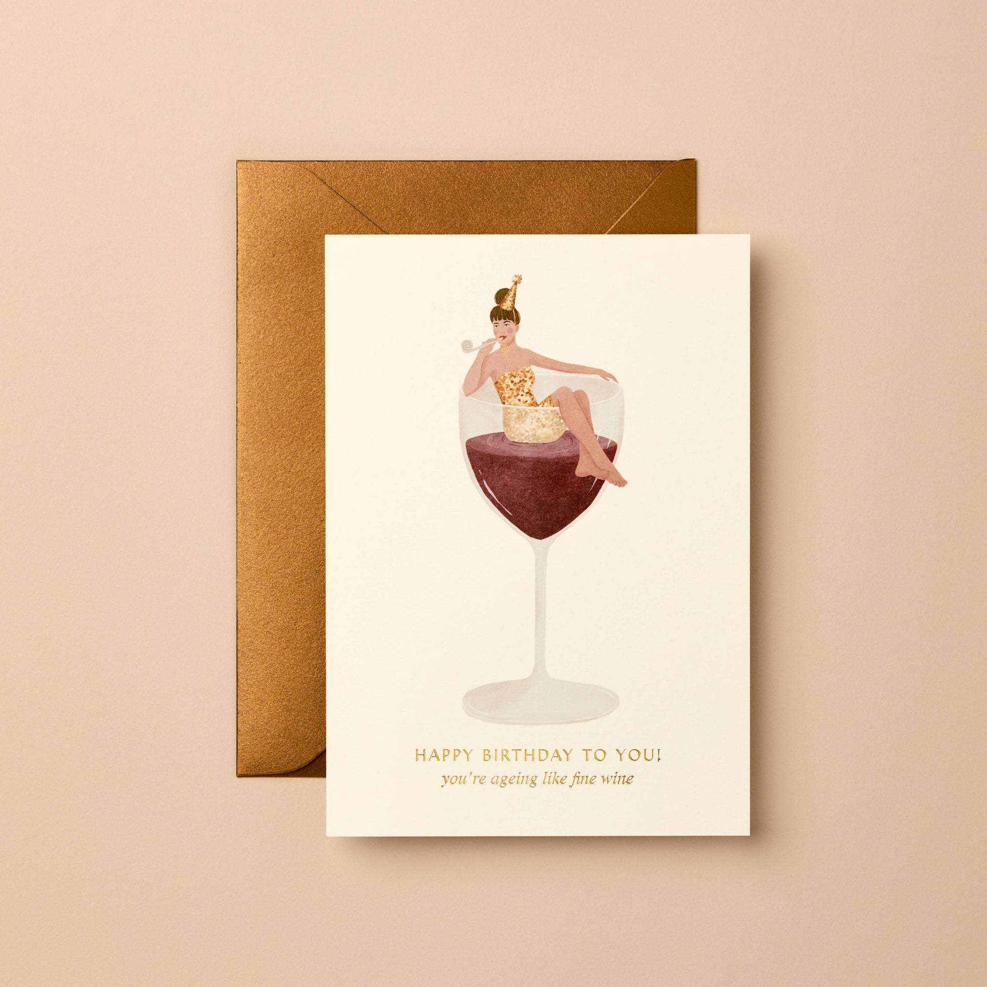 Greeting Card Birthday Foil