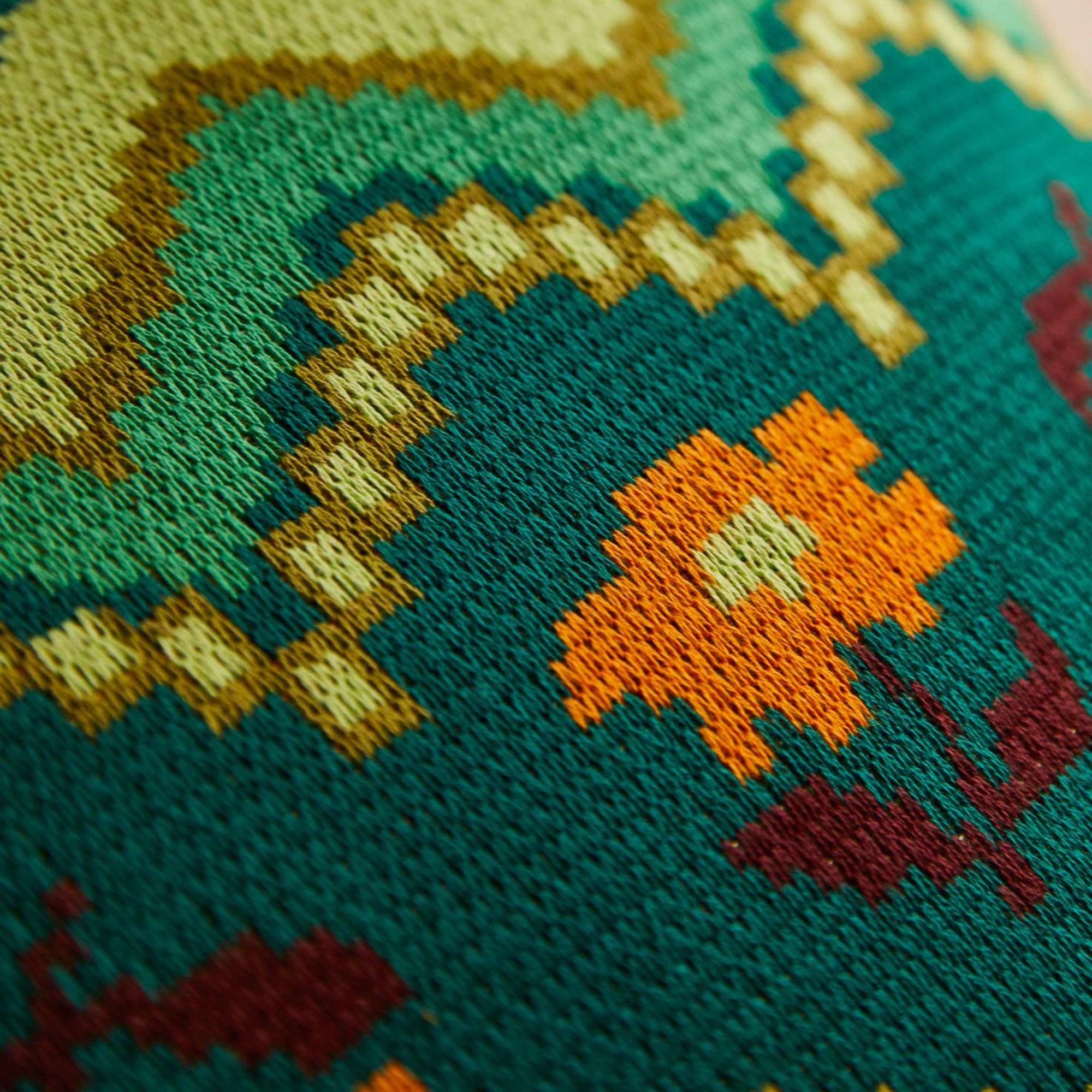 Calina Knit Cushion Verdant