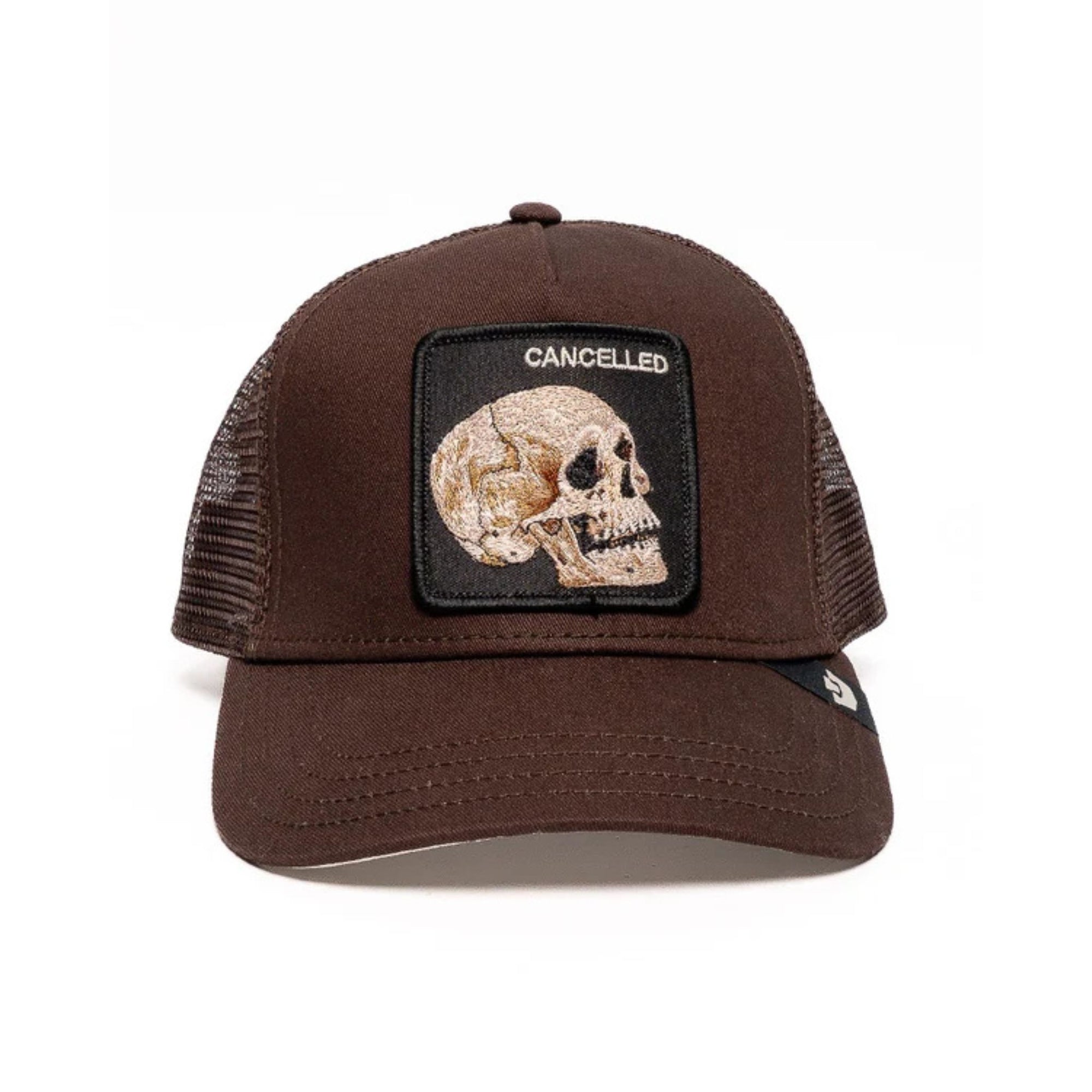 The Cancelled Skull Trucker Brown