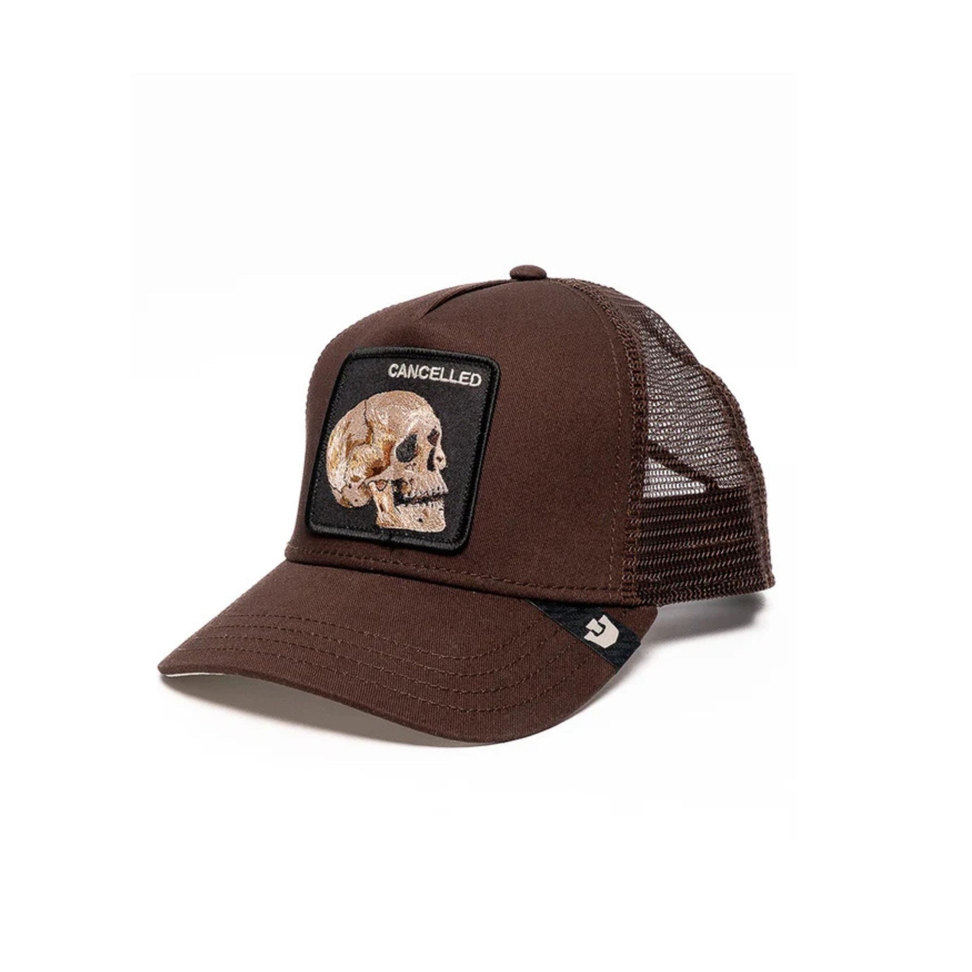 The Cancelled Skull Trucker Brown