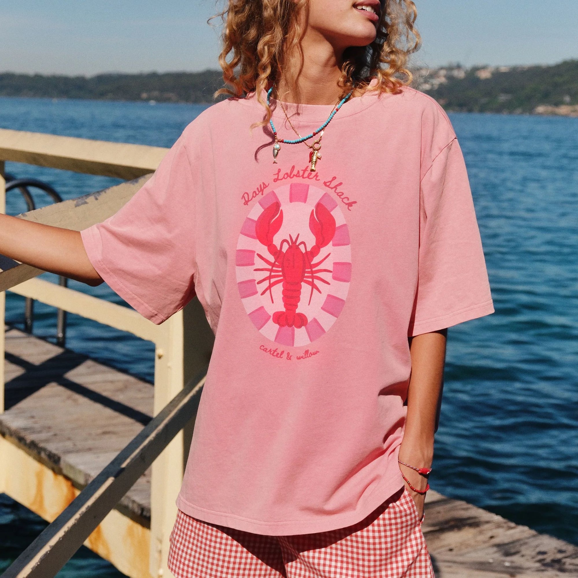 Lobster Jeana Tee - Oxley and Moss
