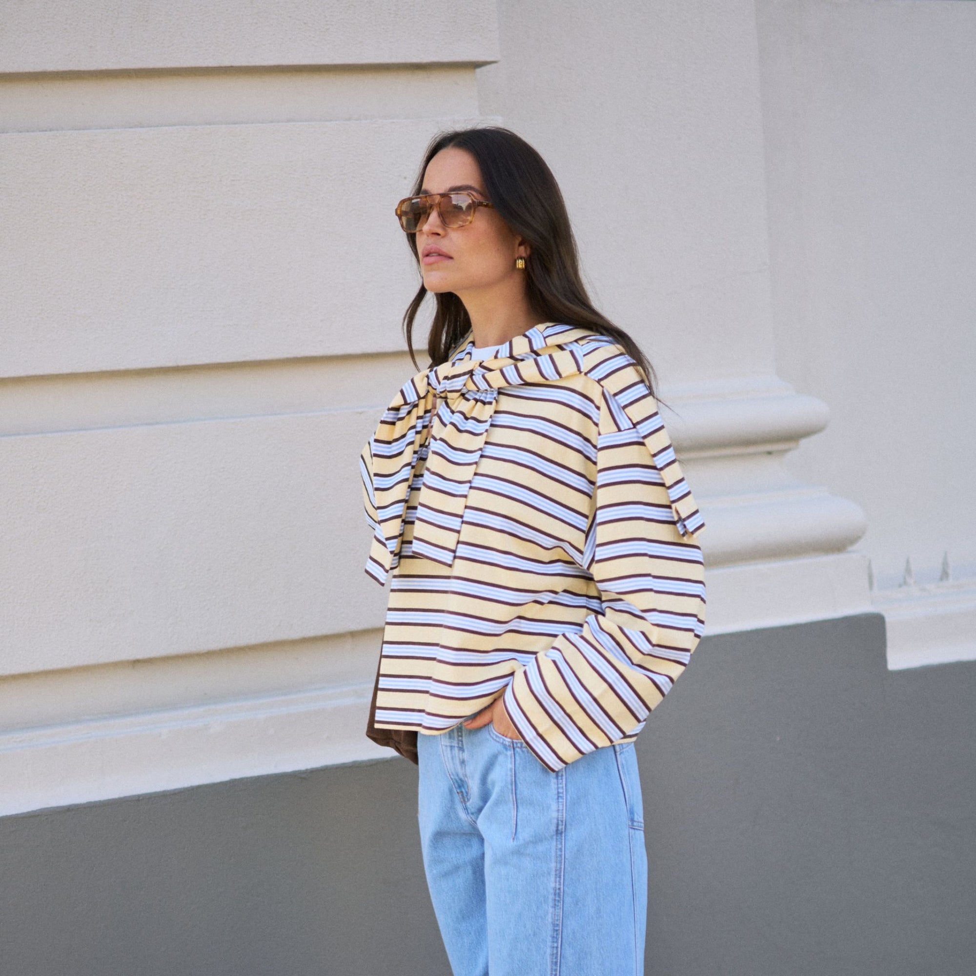 Beau Long Sleeve Slouchy Tee