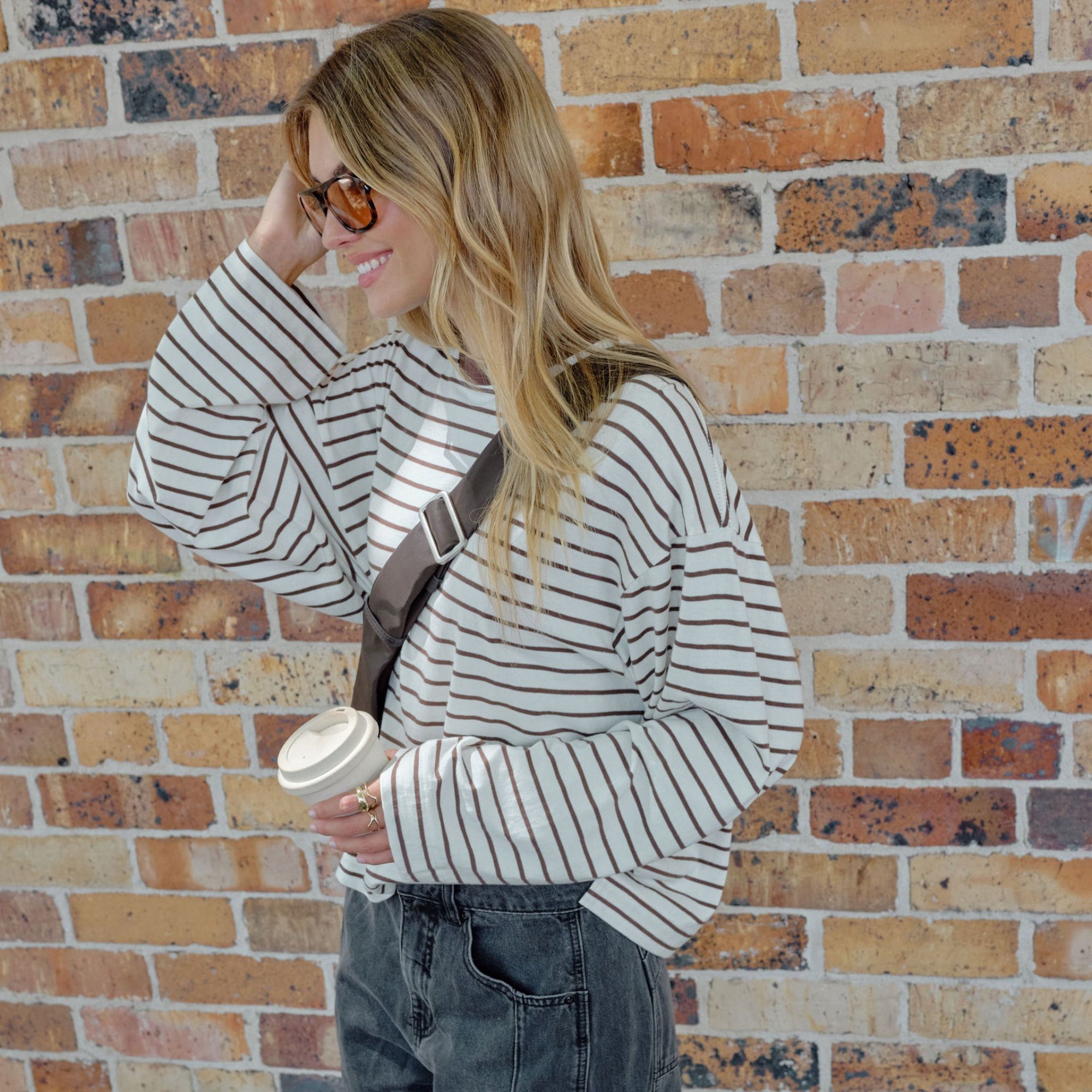 Beau Long Sleeve Slouchy Tee