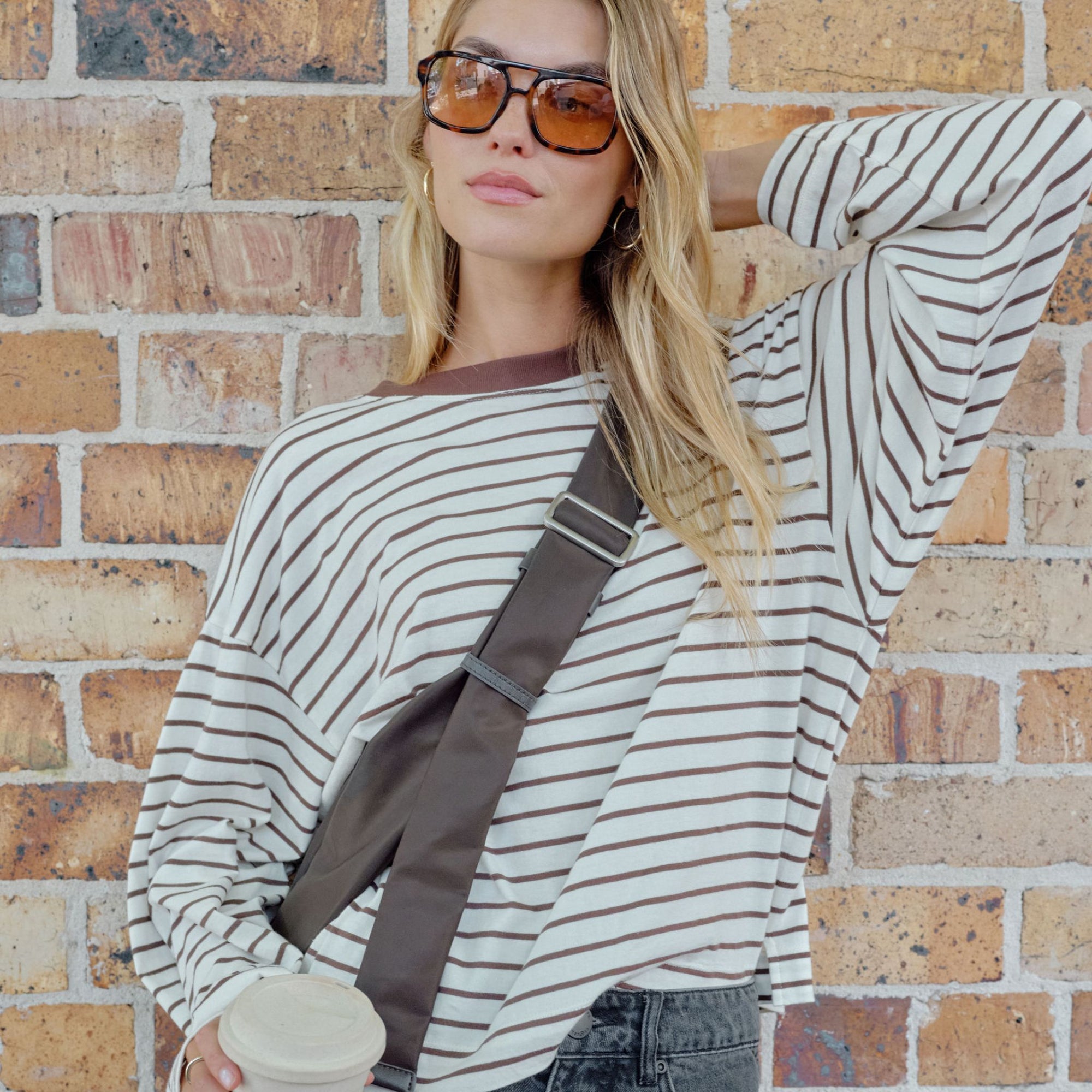 Beau Long Sleeve Slouchy Tee