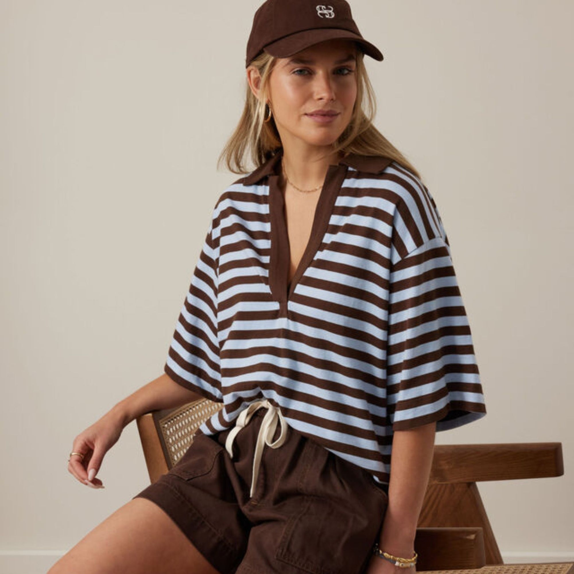Arlie Short Sleeve Rugby Top