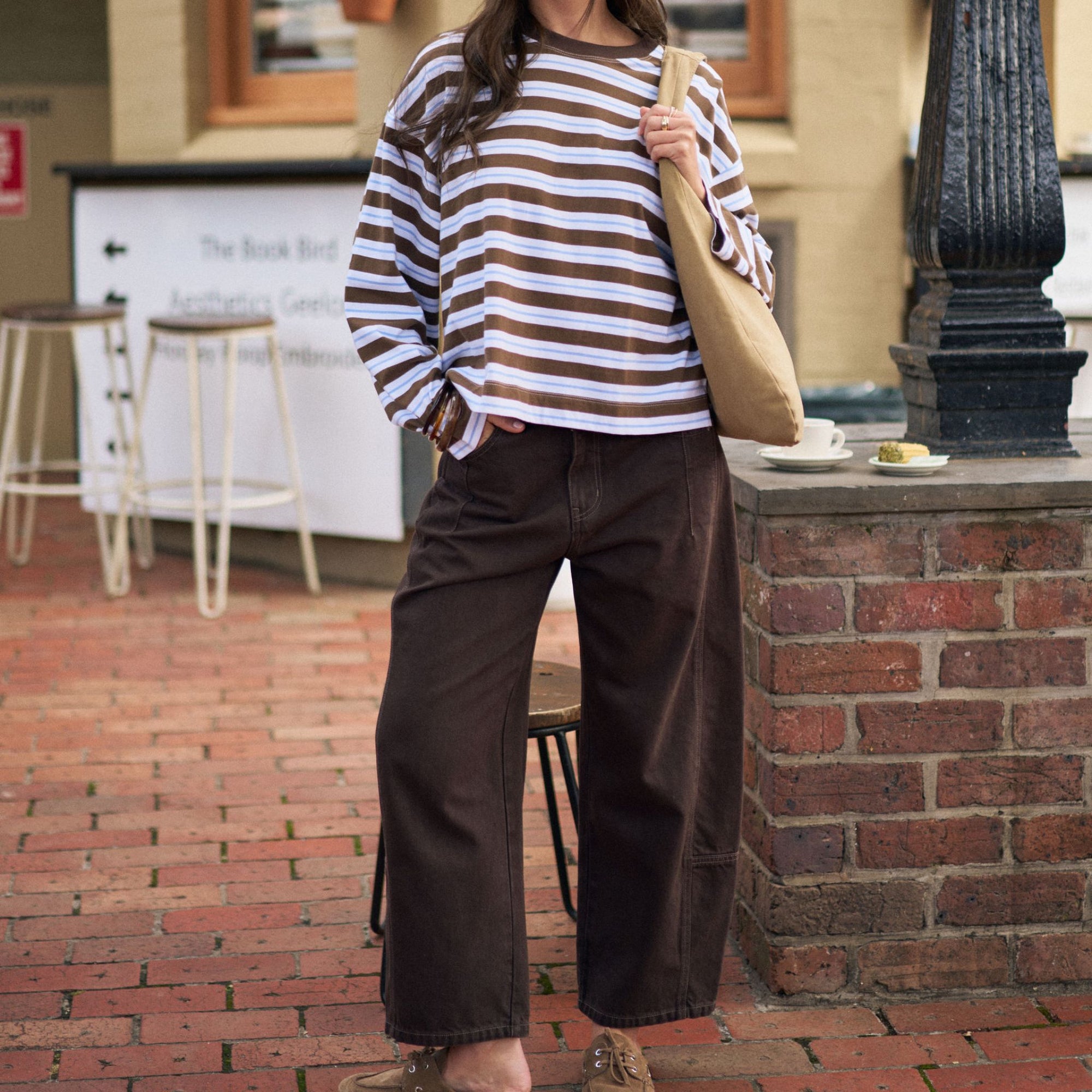 Beau Long Sleeve Slouchy Tee