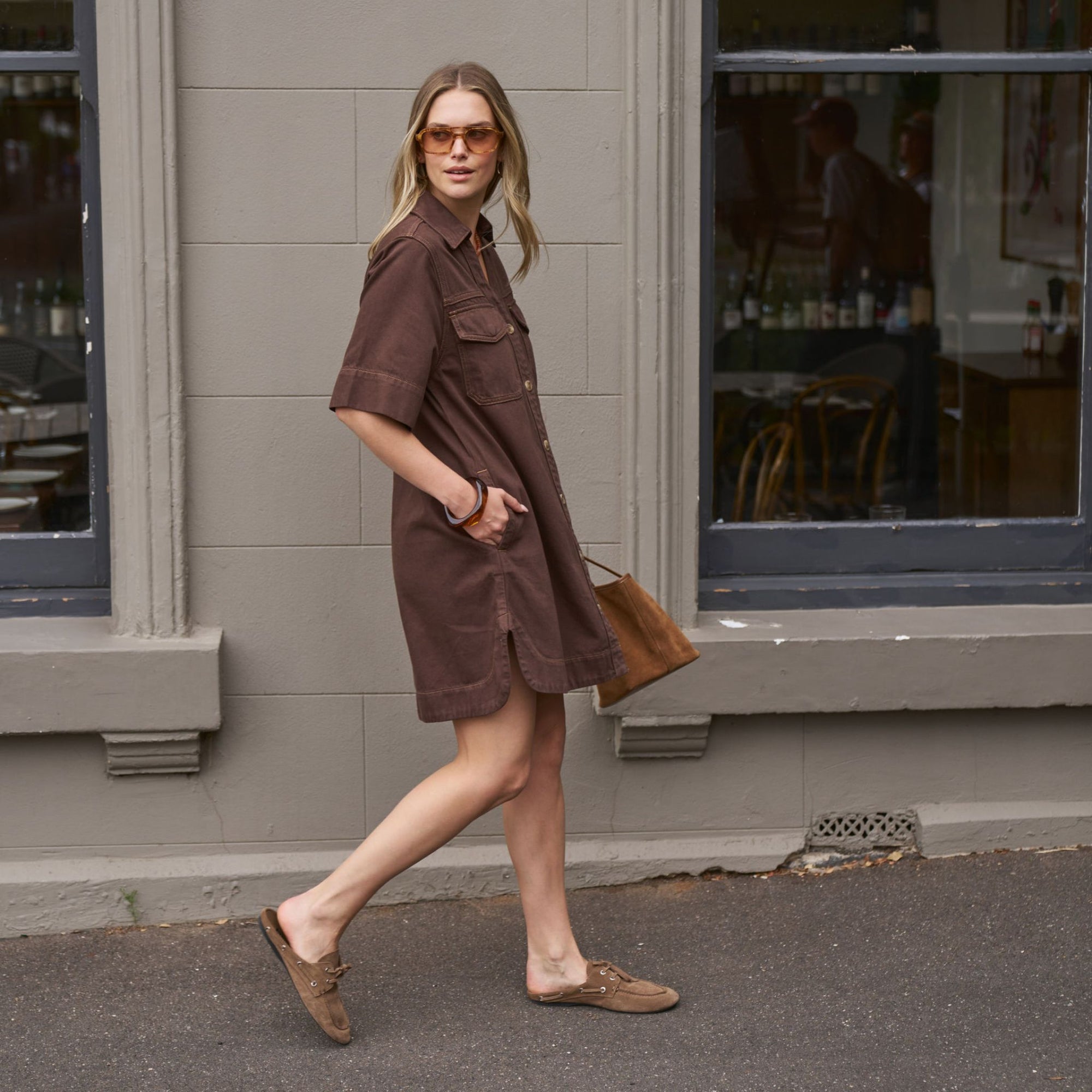 Bonnie Relaxed Shirt Dress