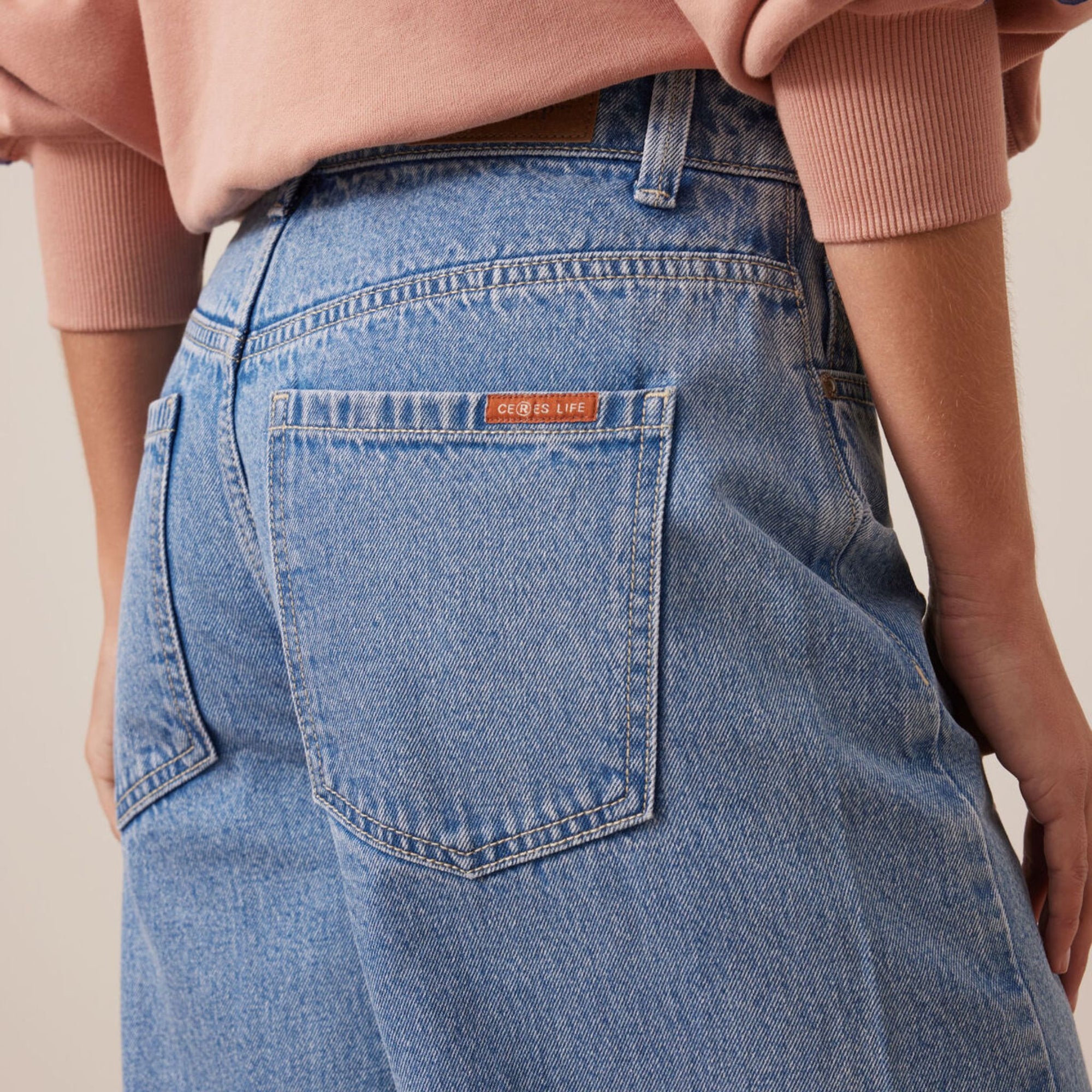 Leah Tapered Barrel Jean