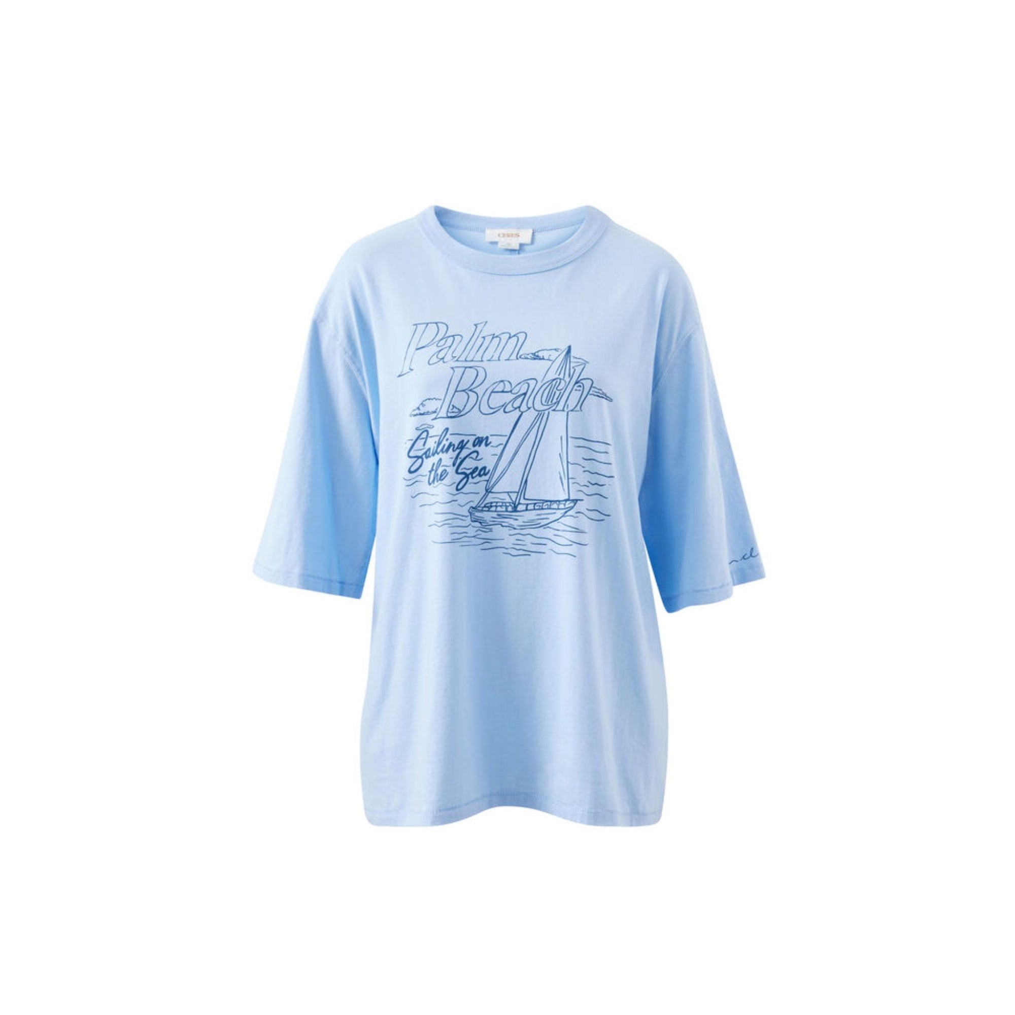 Liv Oversized Tee Palm Beach - Oxley and Moss