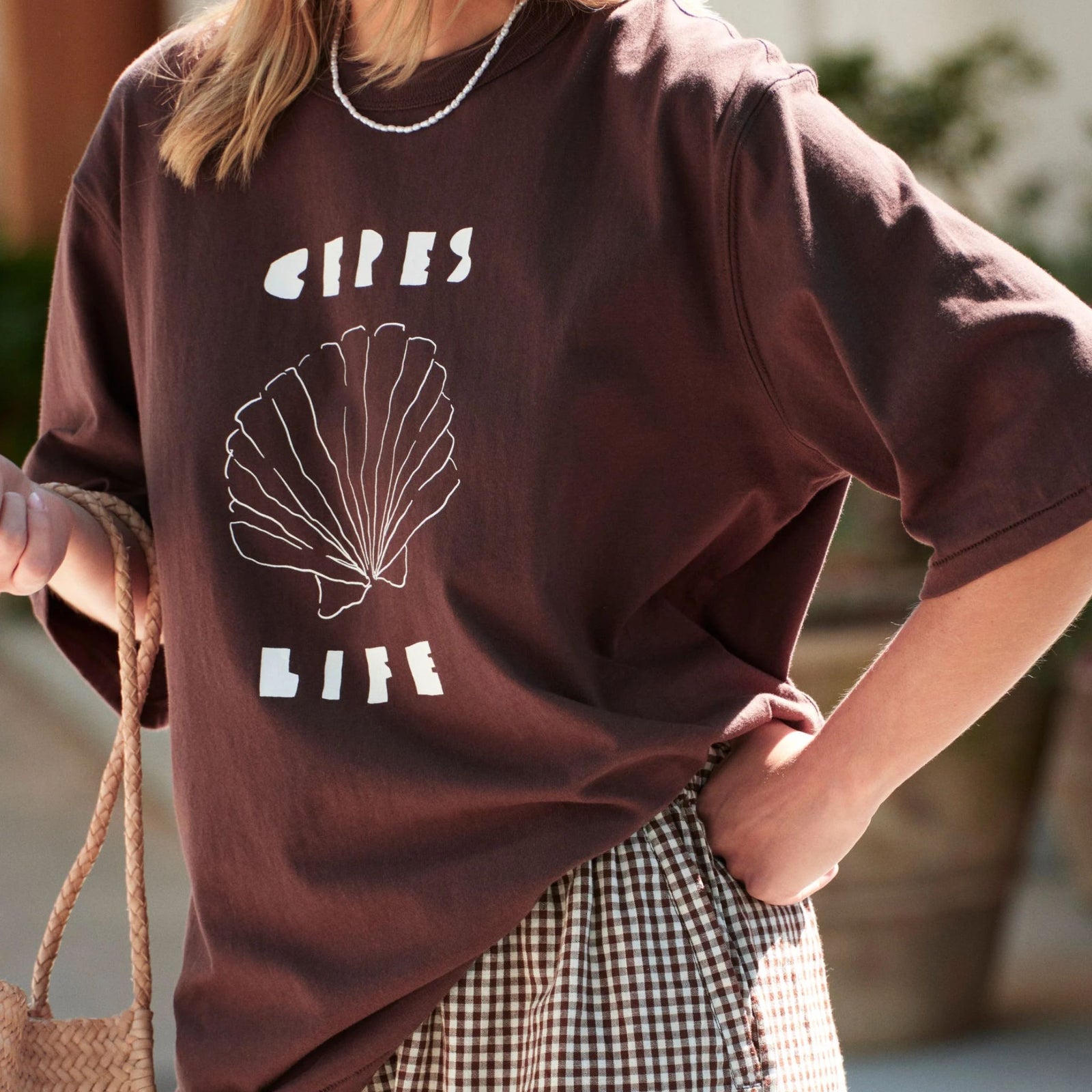 Luna Oversized Tee Brunette Milk