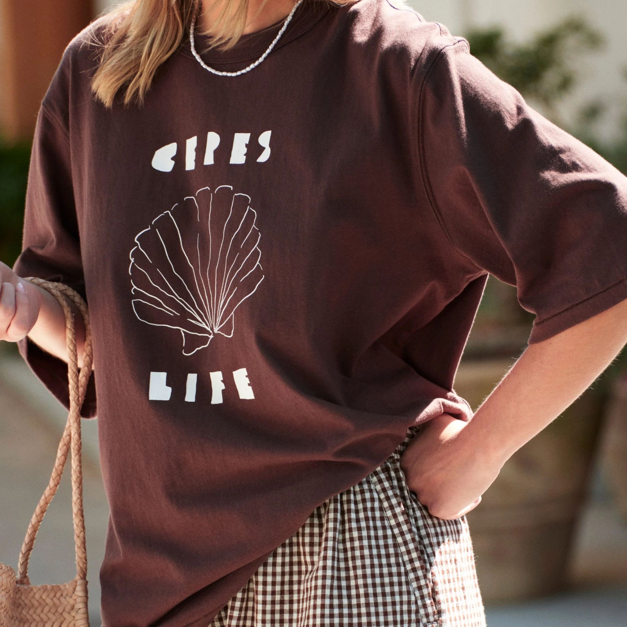 Luna Oversized Tee Brunette Milk