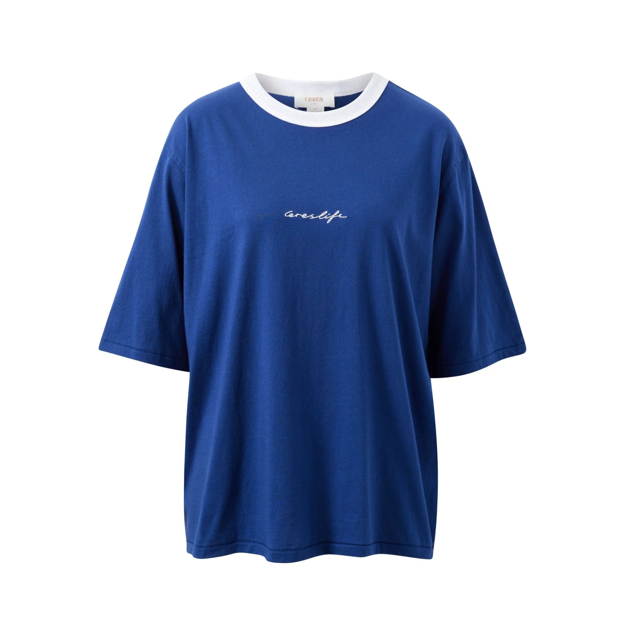 Luna Oversized Tee Prussian Blue