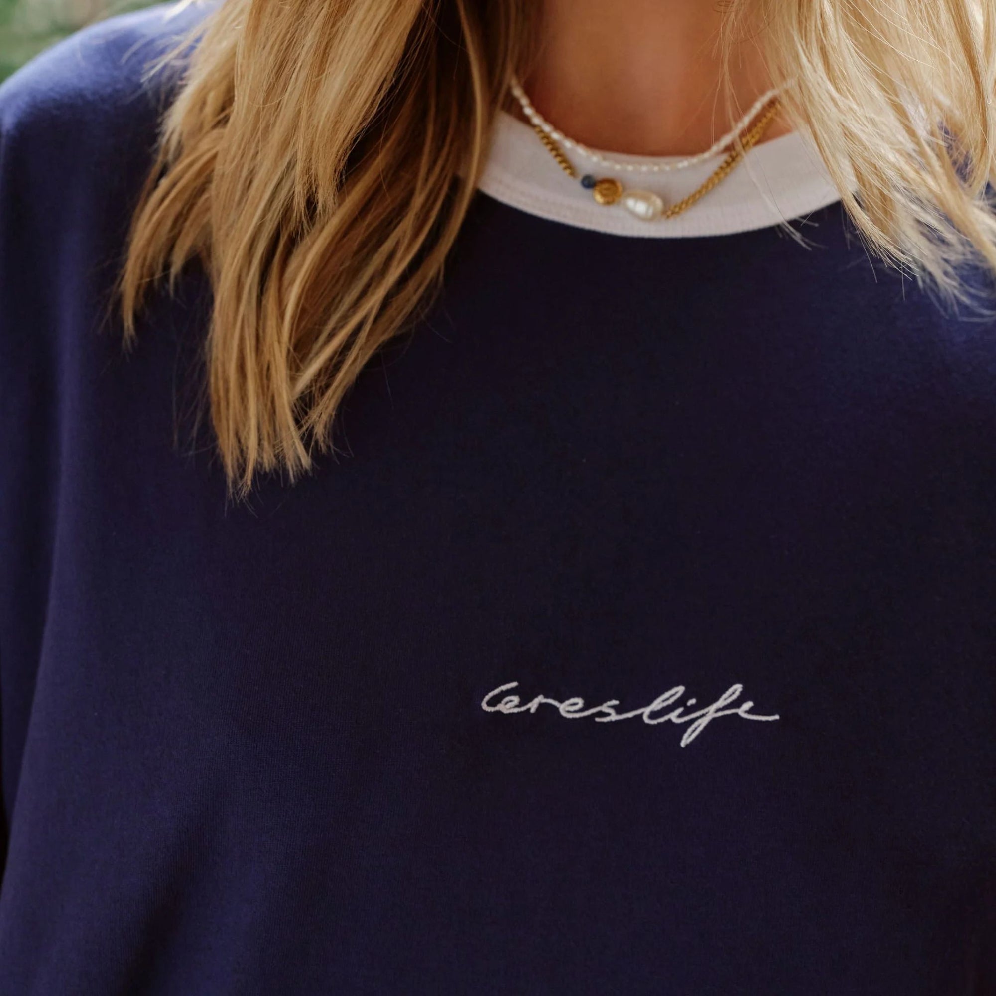 Luna Oversized Tee Prussian Blue