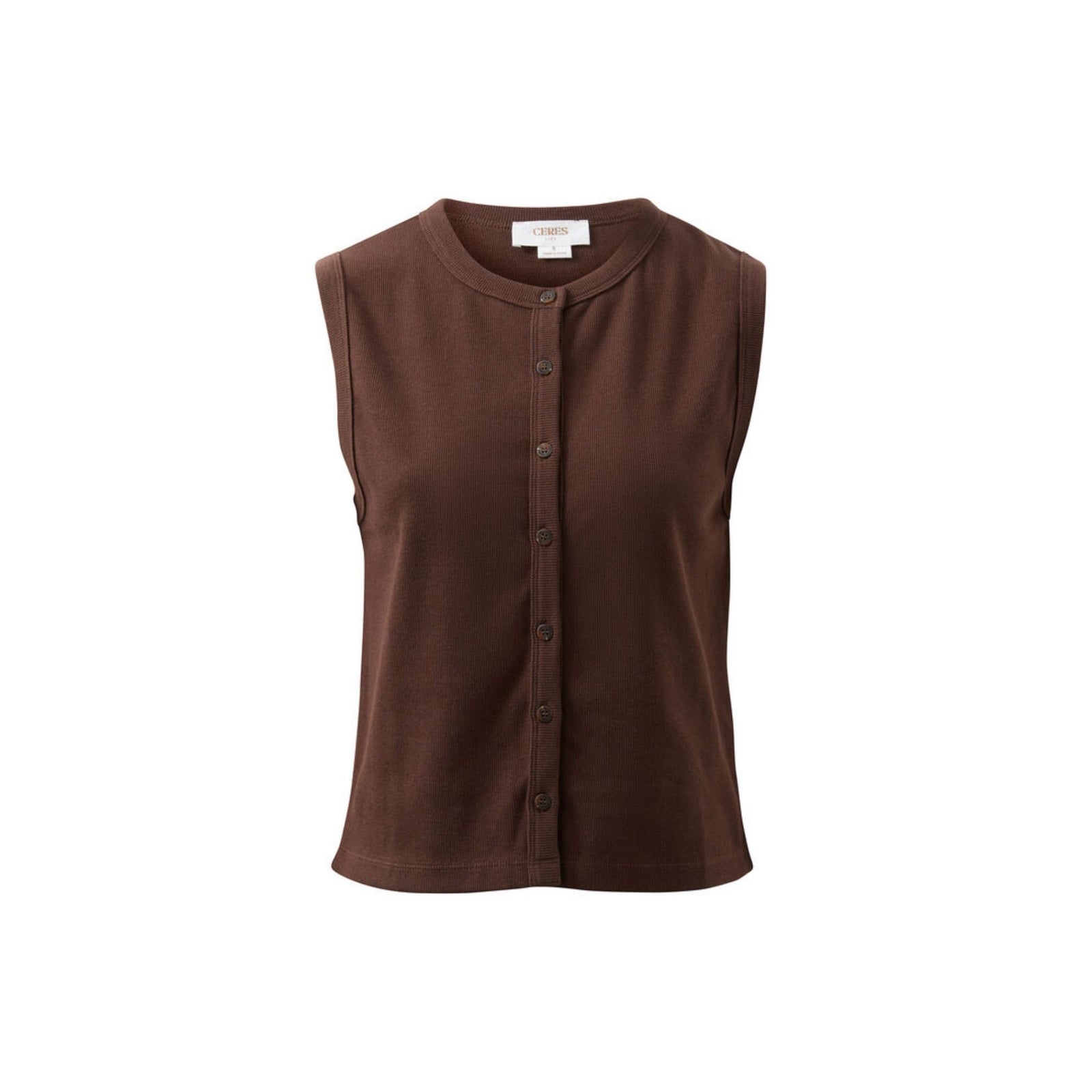 Lyla Button Through Tank