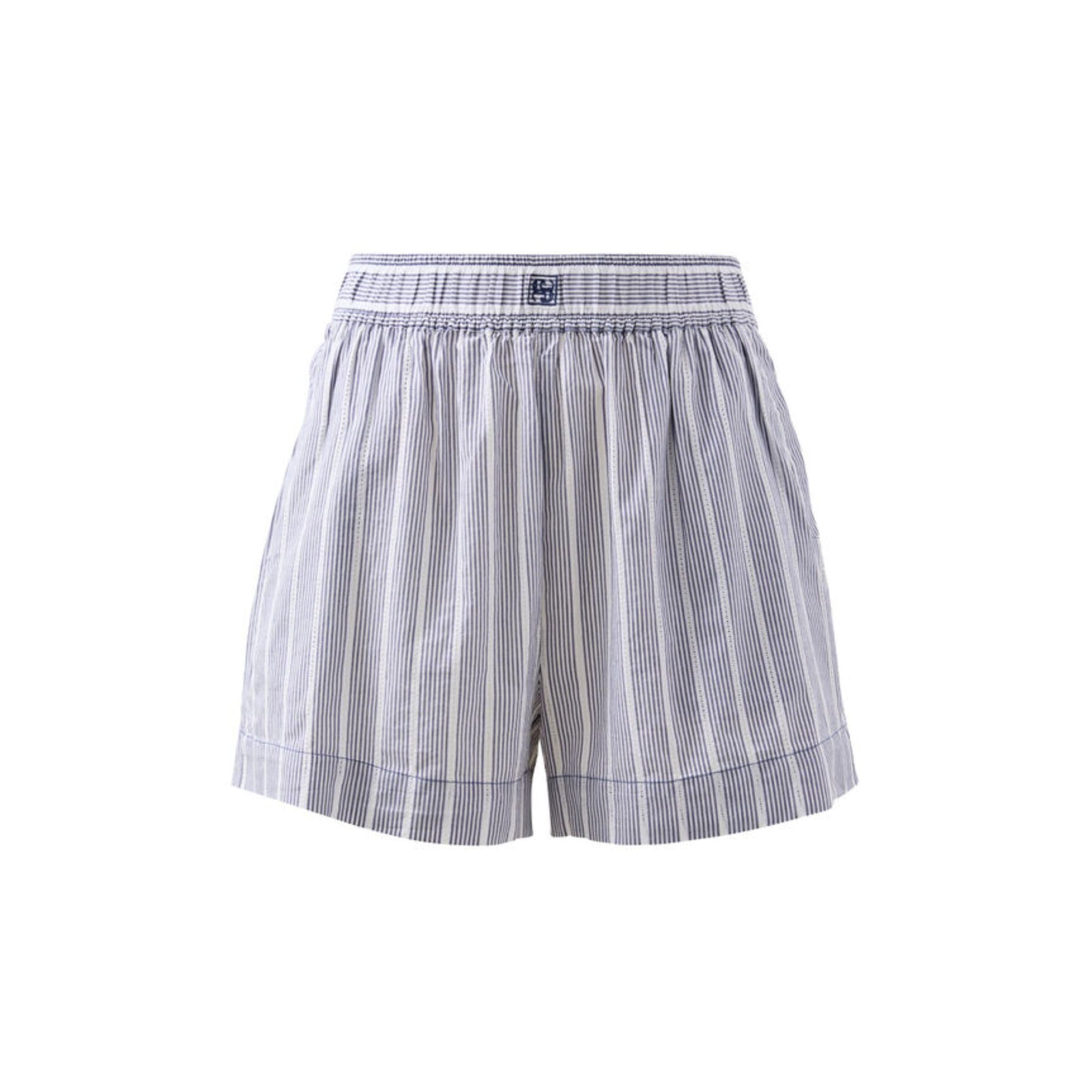 Mila Short Blue Ladder Stripe