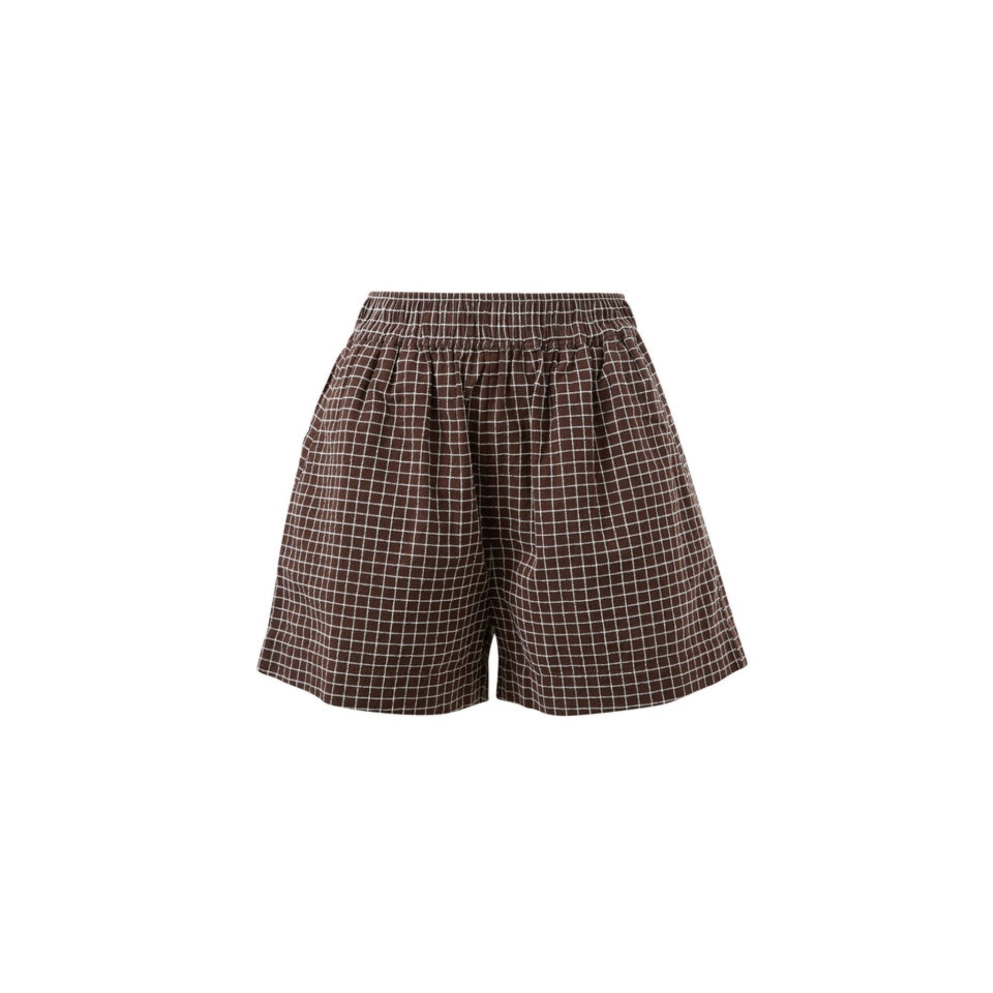 Mila Short Chocolate Check
