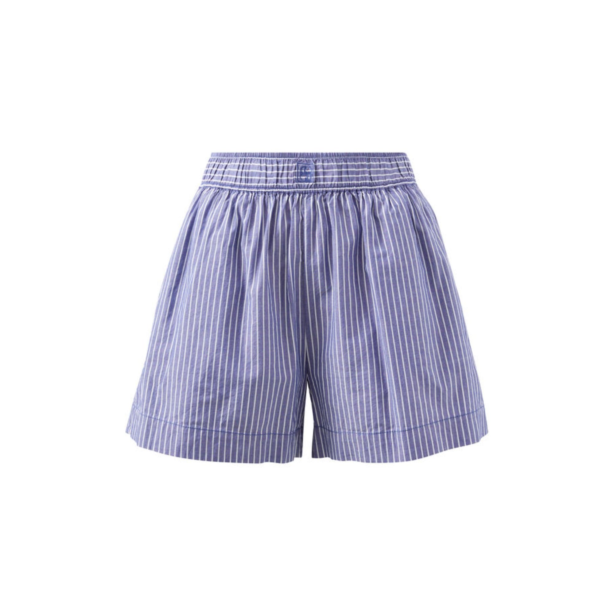 Mila Short College Blue Stripe