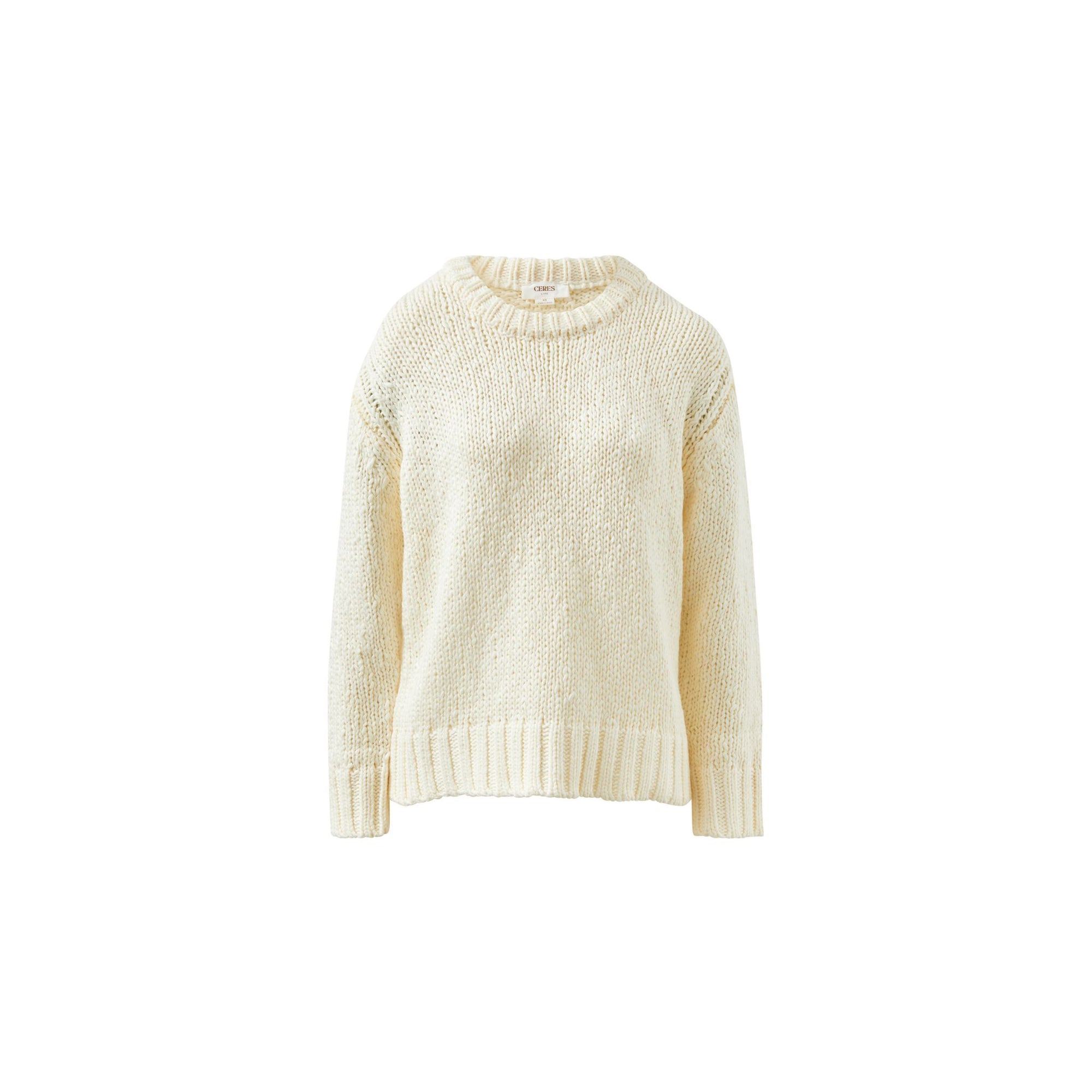 Sage Chunky Knit Crew