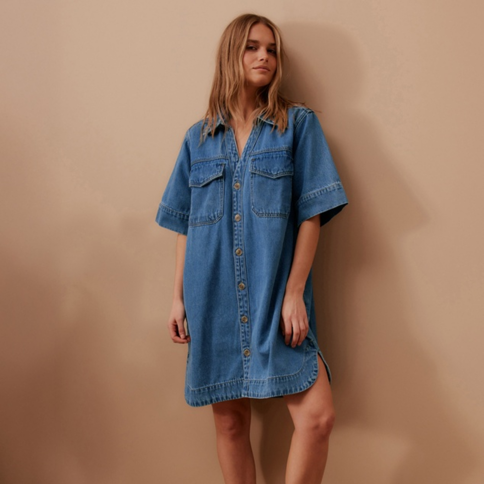 Sammy Relaxed Shirt Dress