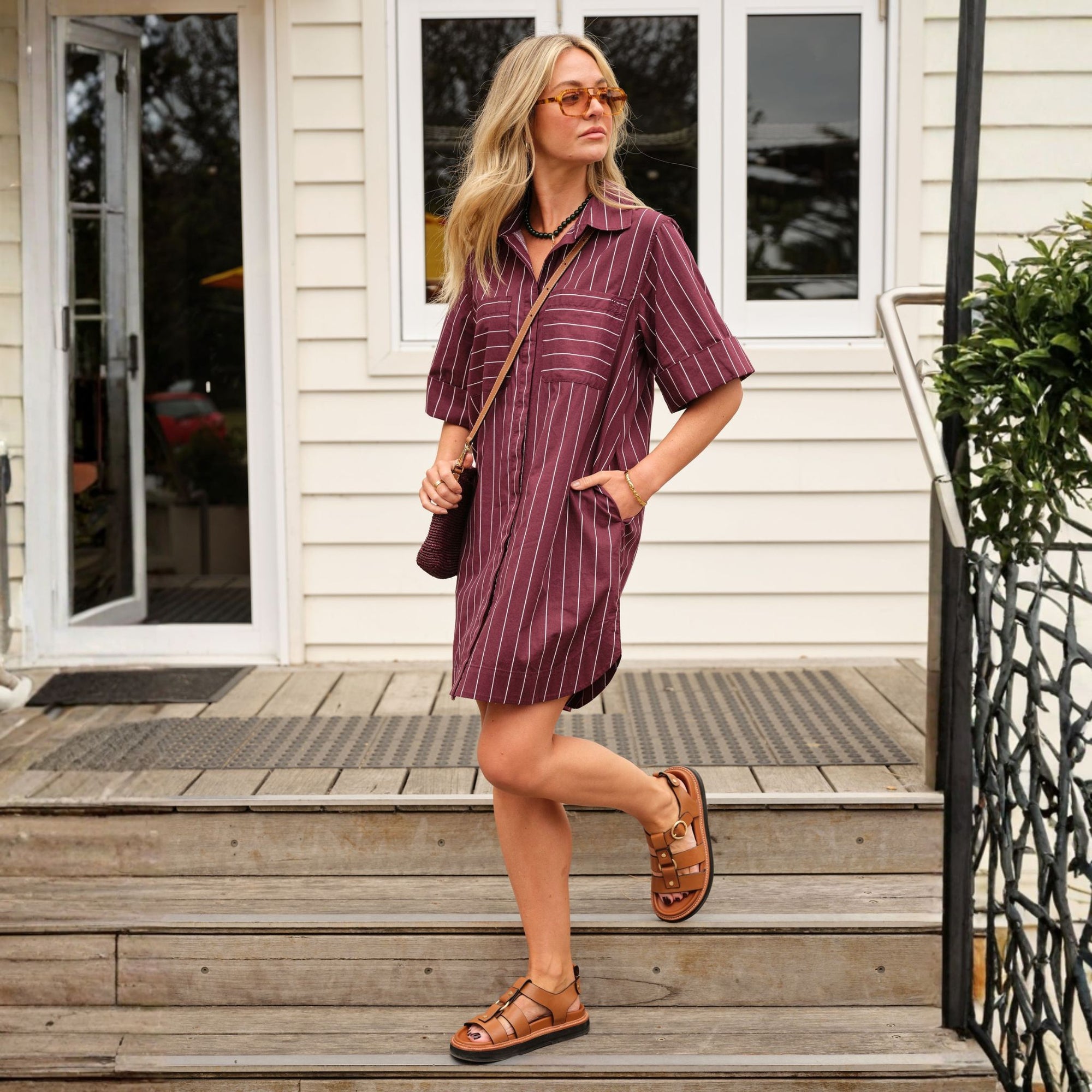 Sara Mini Shirt Dress