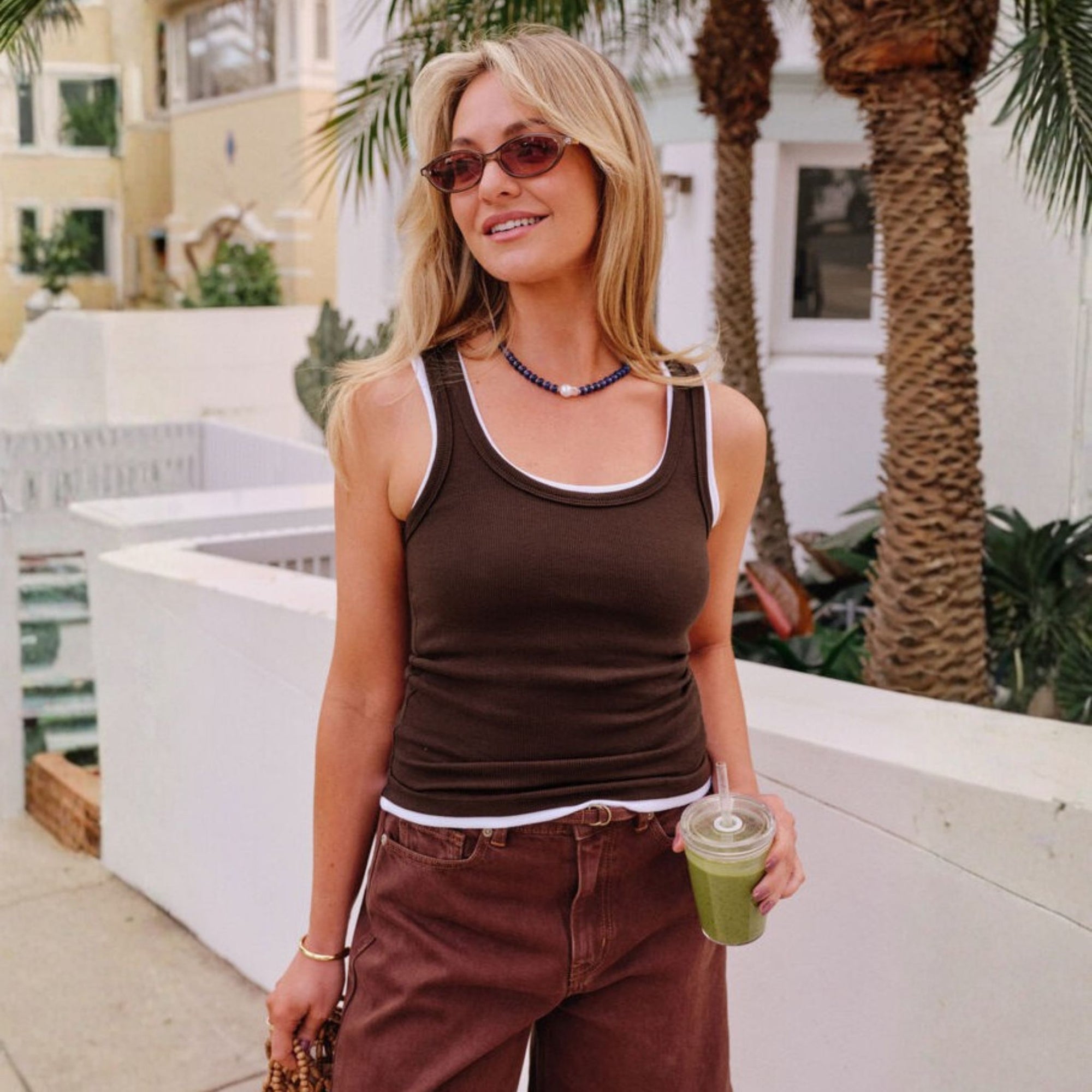 Skylar Layered Rib Tank