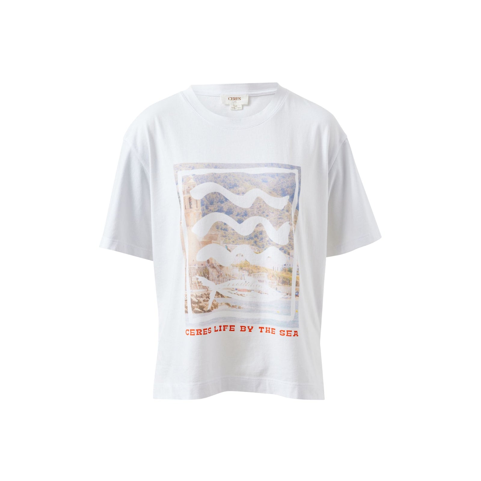 Stevie Slouchy Tee By The Sea
