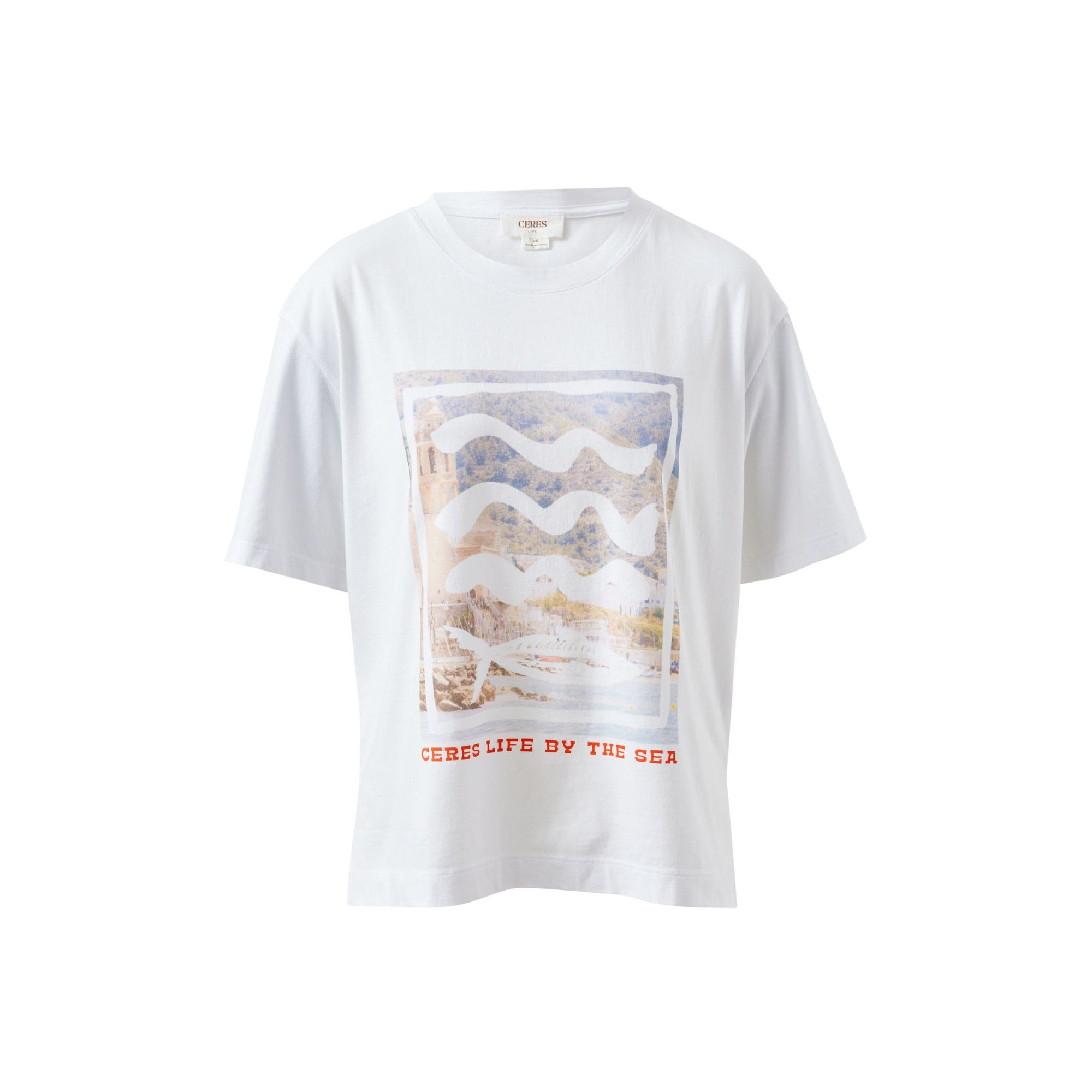Stevie Slouchy Tee By The Sea