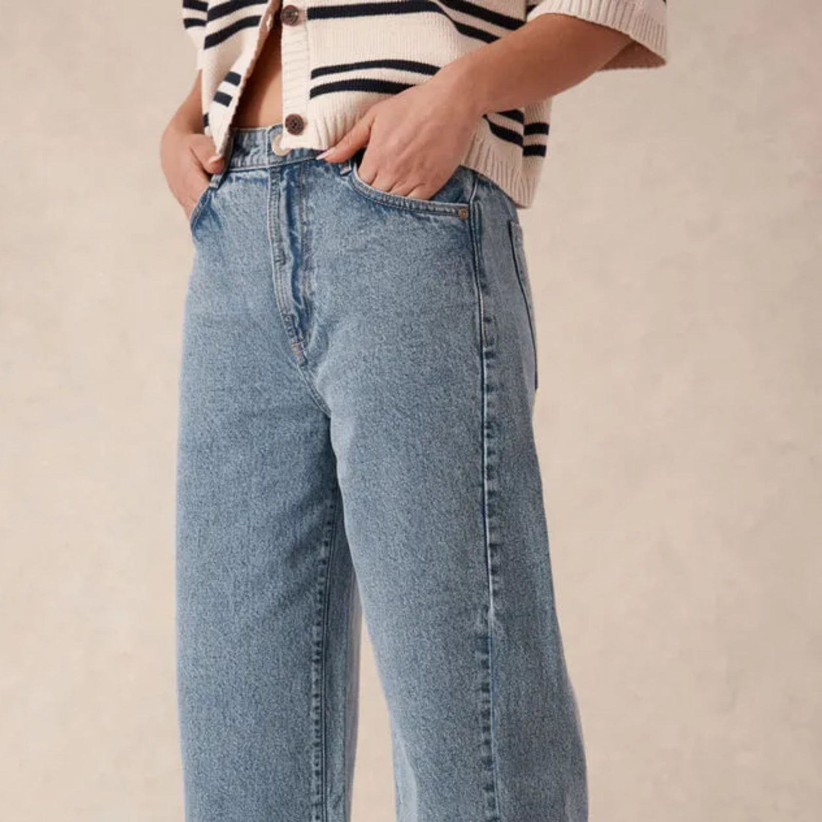 Tapered Barrel Jean