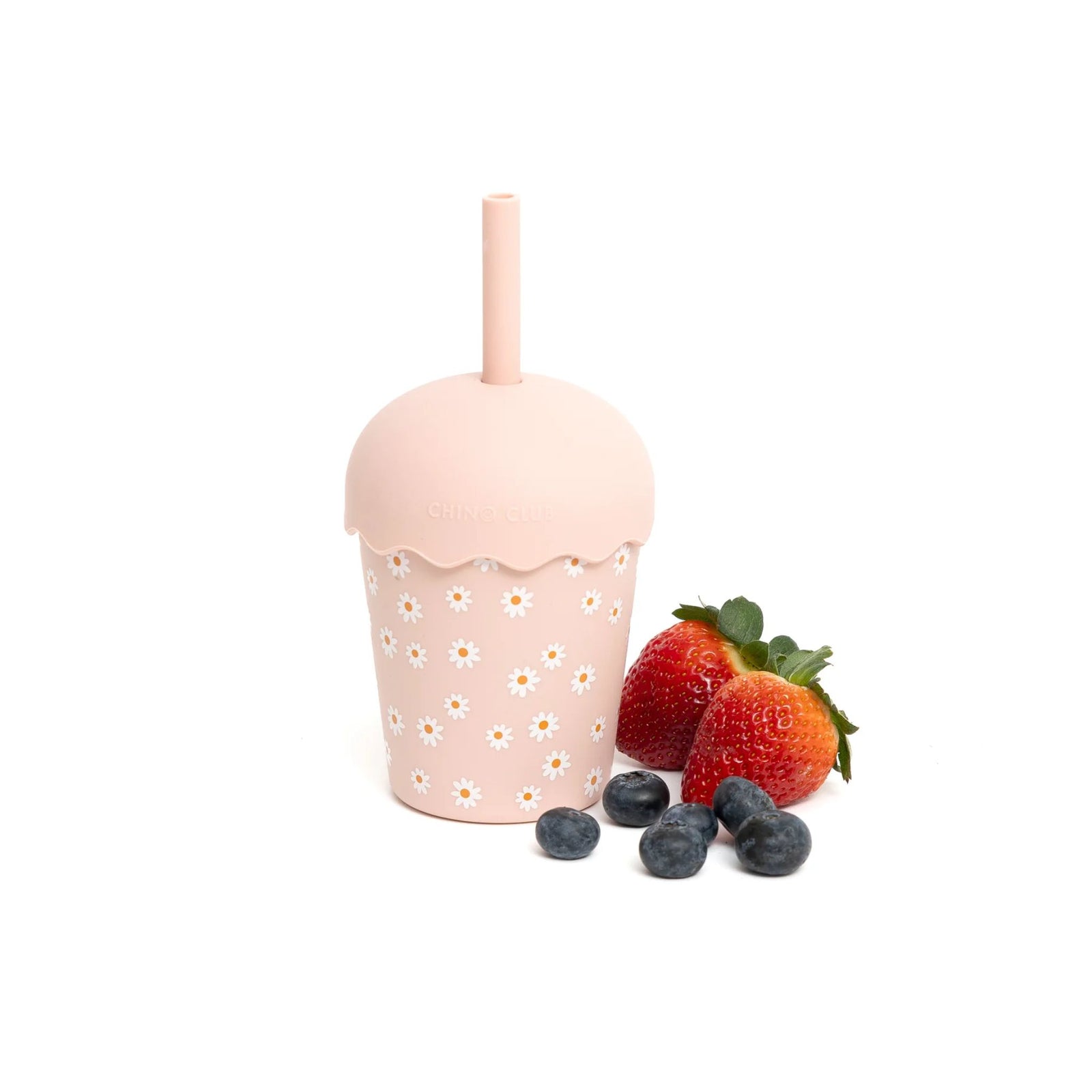 Pink Daisy Mini Smoothie Cup