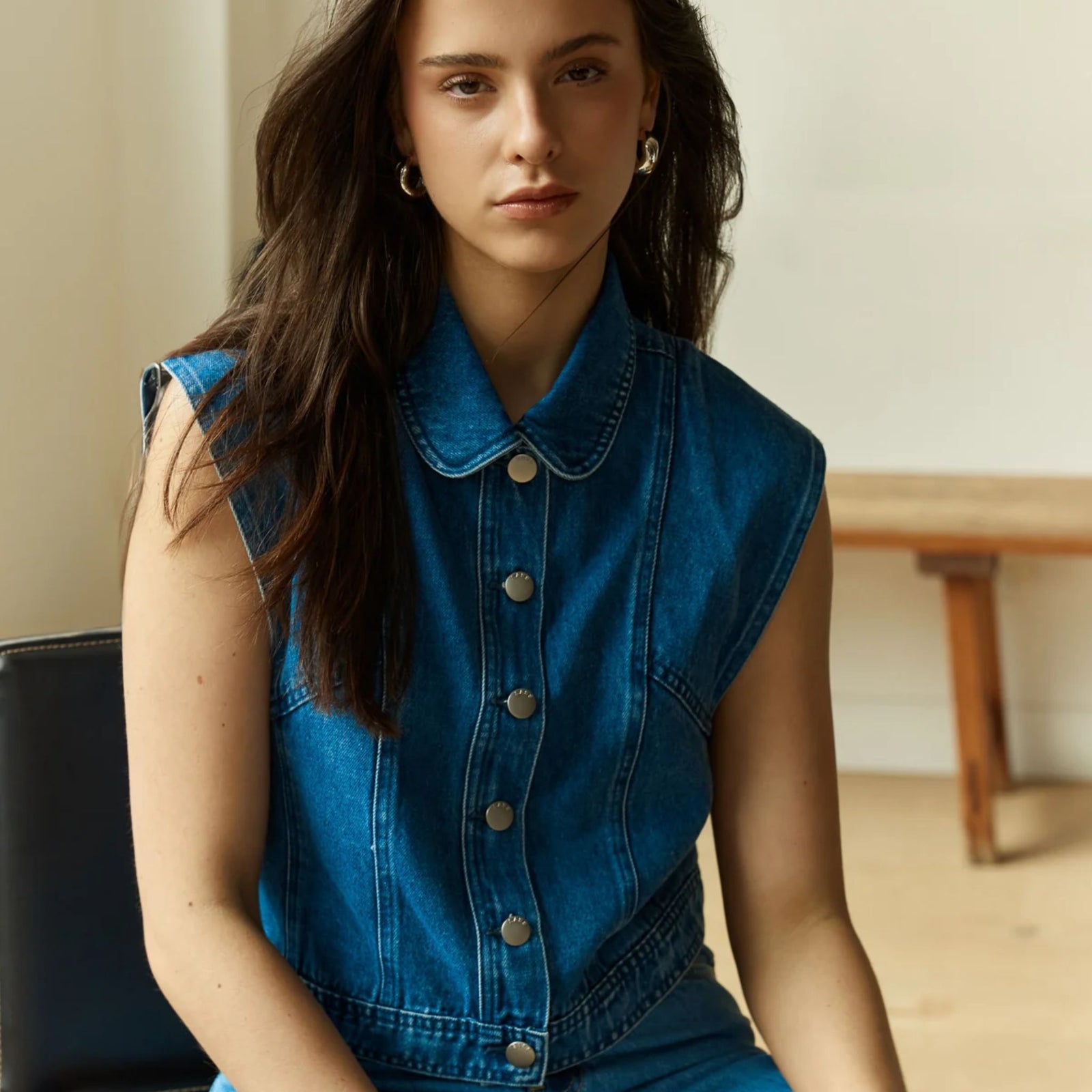 Christian Denim Vest