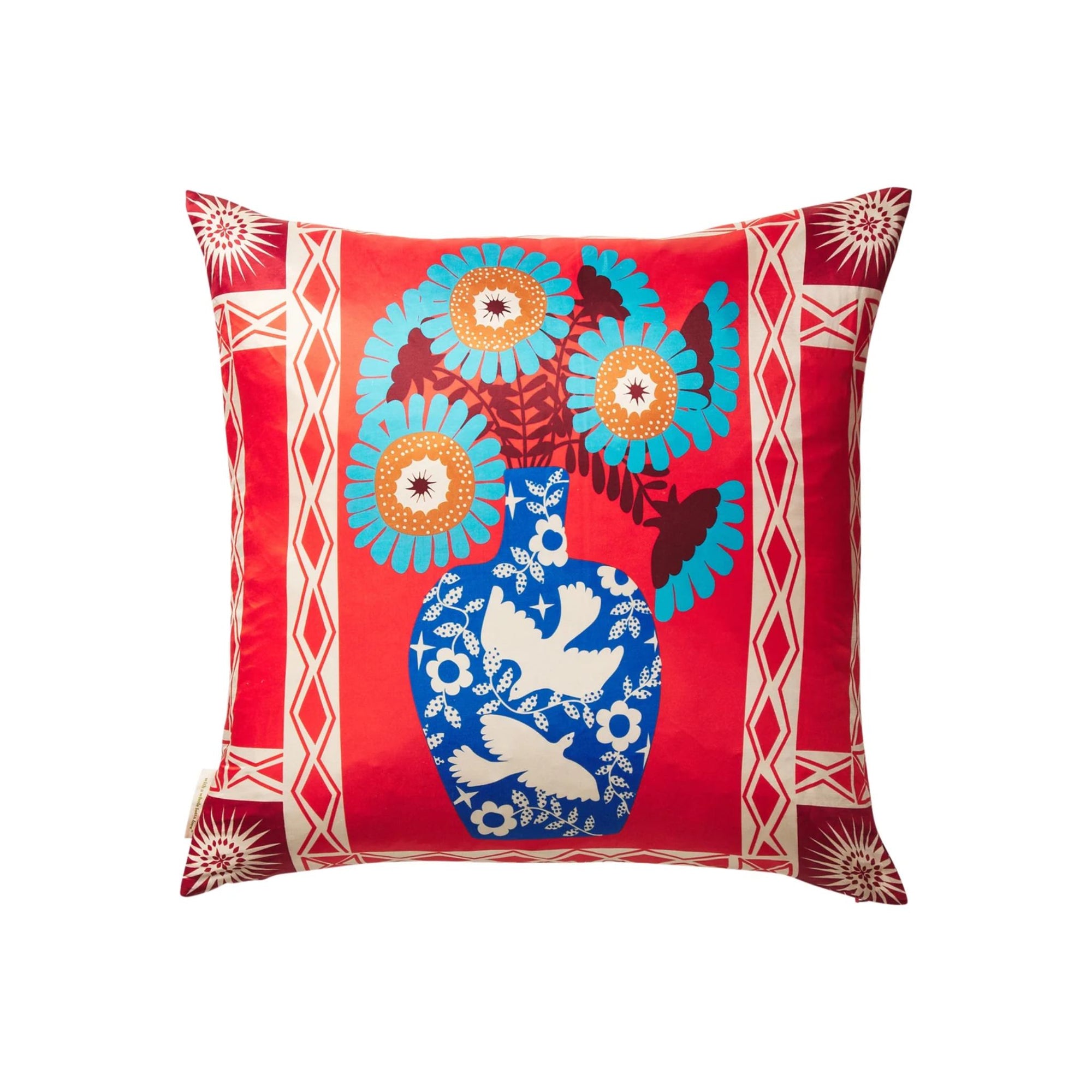 Cleo Cushion Poppy