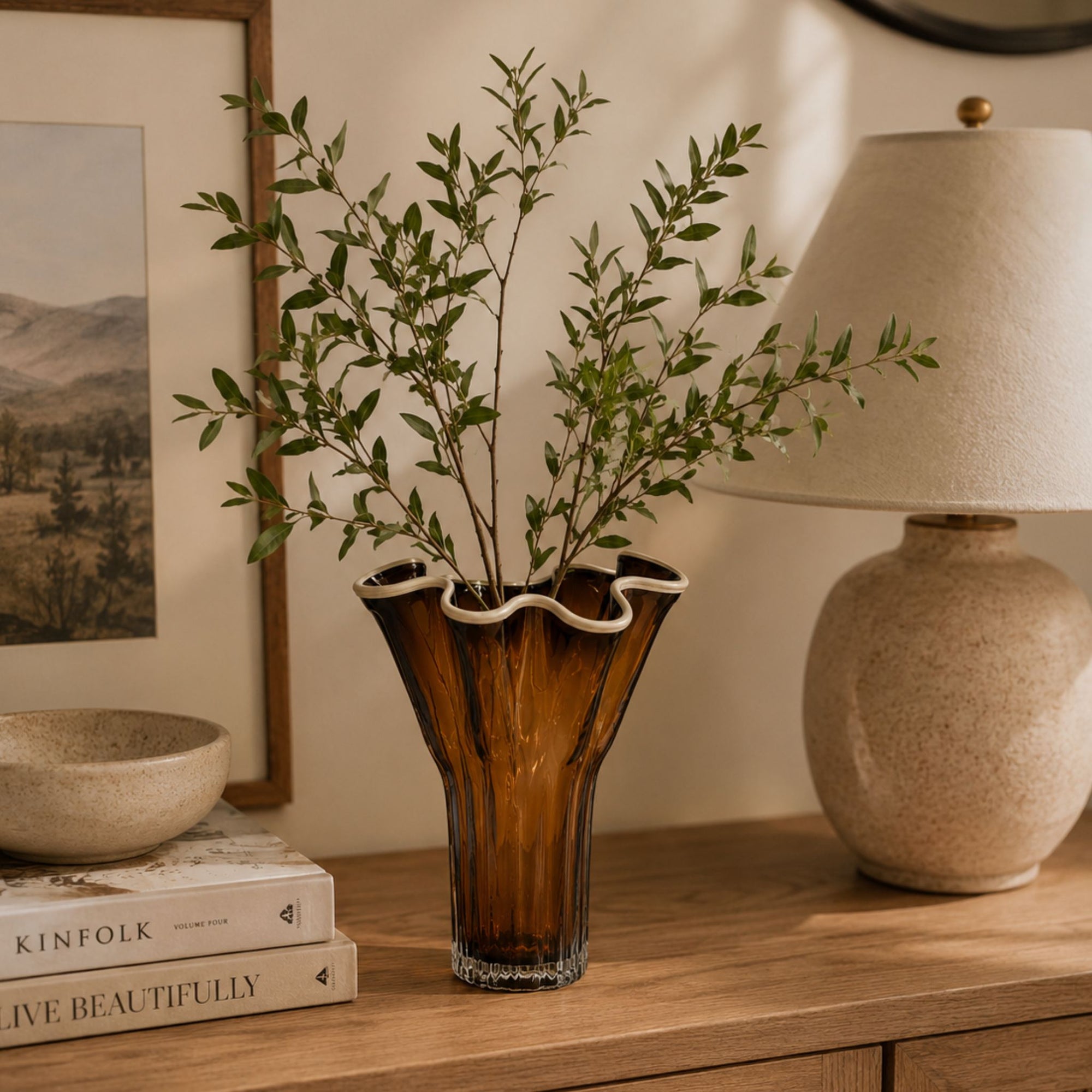 Agnes Large Glass Vase