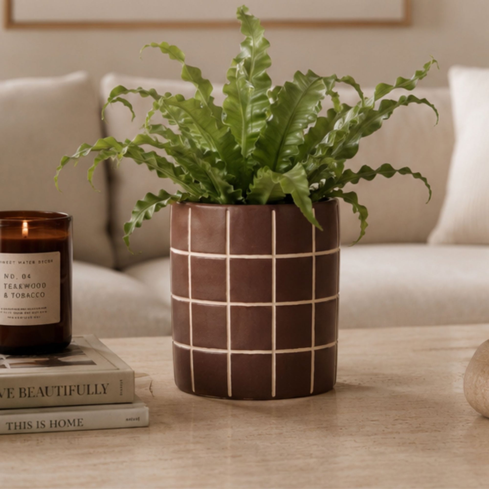 Boyd Ceramic Tile Pot