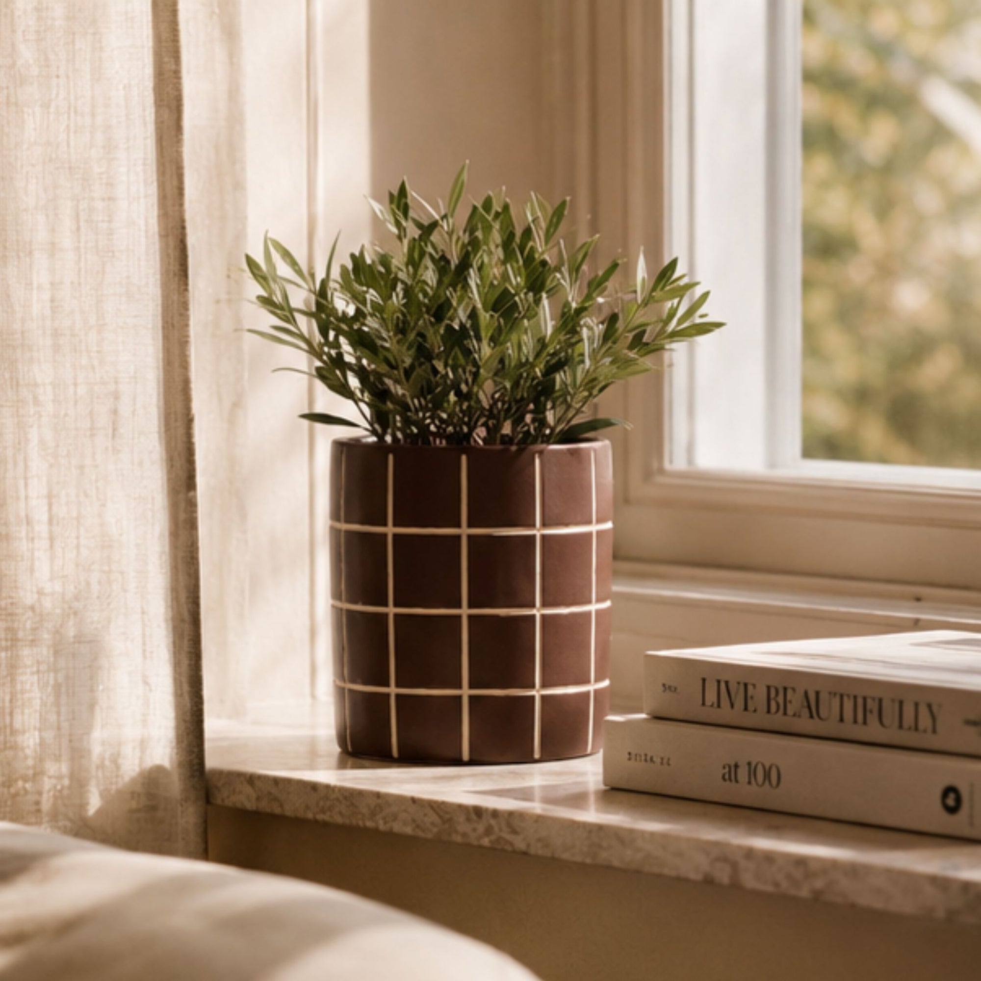 Boyd Ceramic Tile Pot